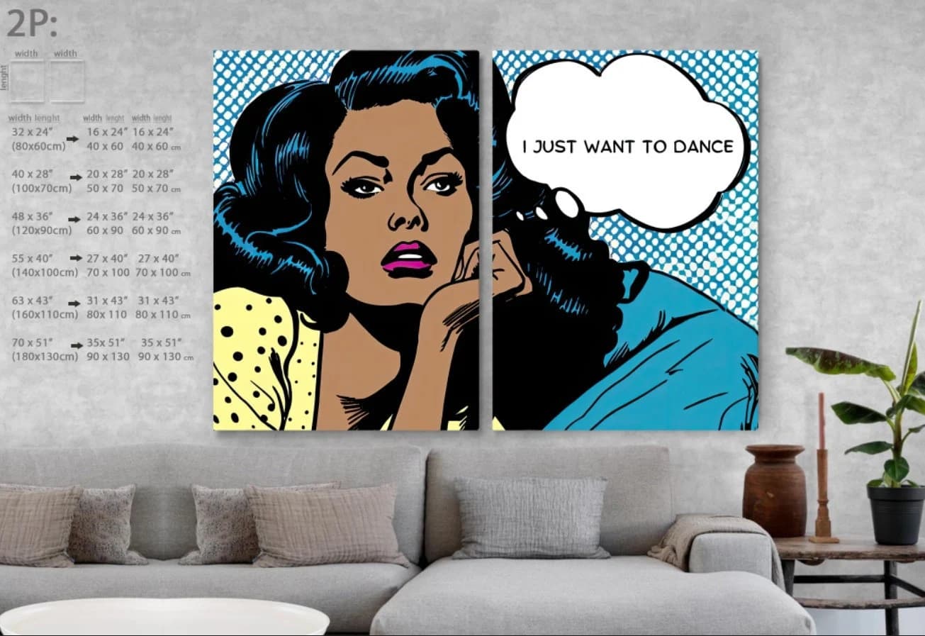 Pop Art Print, Pop Art Canvas  Wall Art, Gifts for Boyfriend, Gifts for Boys, Gifts for Dad, Gifts for Husband, Anniversary Gifts, Birthday Gifts, Gifts for Couples, Gifts for Friends, Gifts for Him, Housewarming Gifts, Personalized Gifts, Gifts