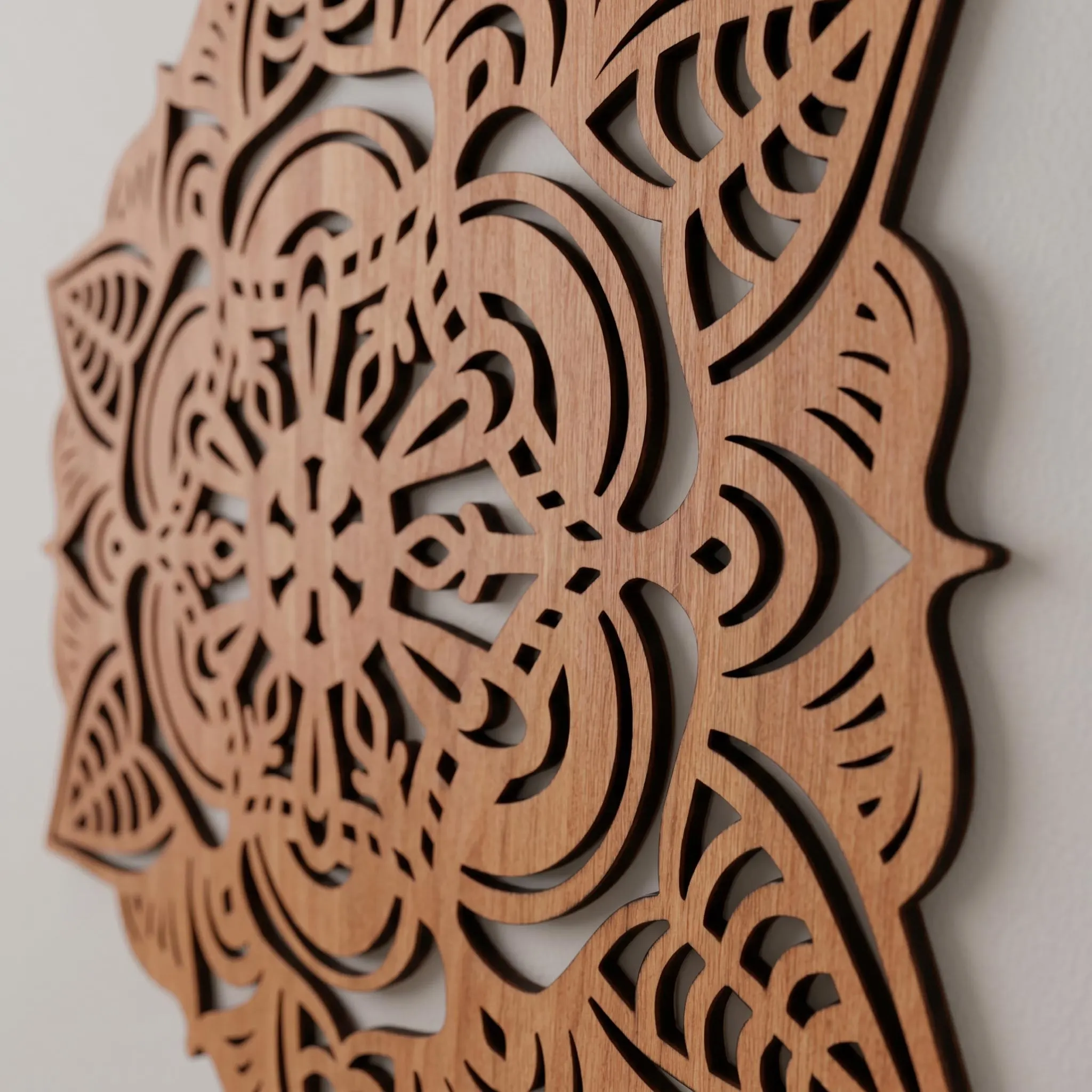 Wooden Mandala Wall Art, Sacred Geometry Wall Decor, Boho Above Bed Decor, Plywood Wall Hanging, Yoga Studio Decor, Spiritual Gift