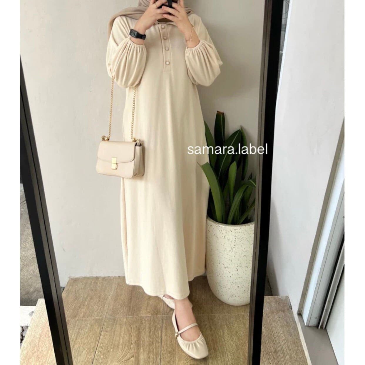 Joya Long Sleeve Knit Midi Dress + FREE HIJAB - image 3