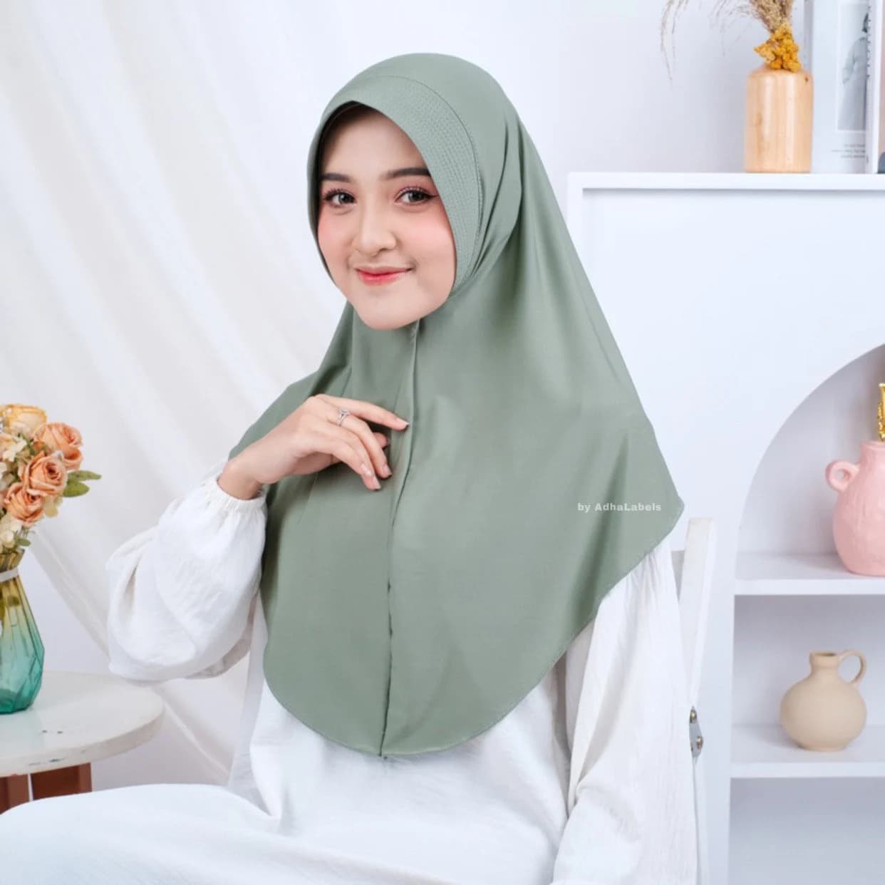 Instant Jersey Khimar Hijab: Premium Daily Wear "Hana" - image 3