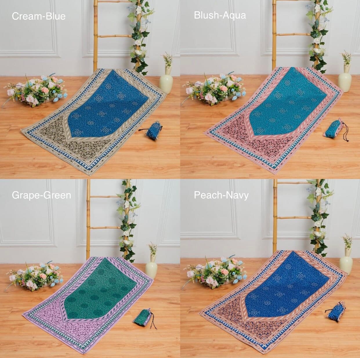 Portable Sajadah Travel Mat Prayer with Pouch “New” Vol. 2 (more colors on vol. 1-5) - image 5