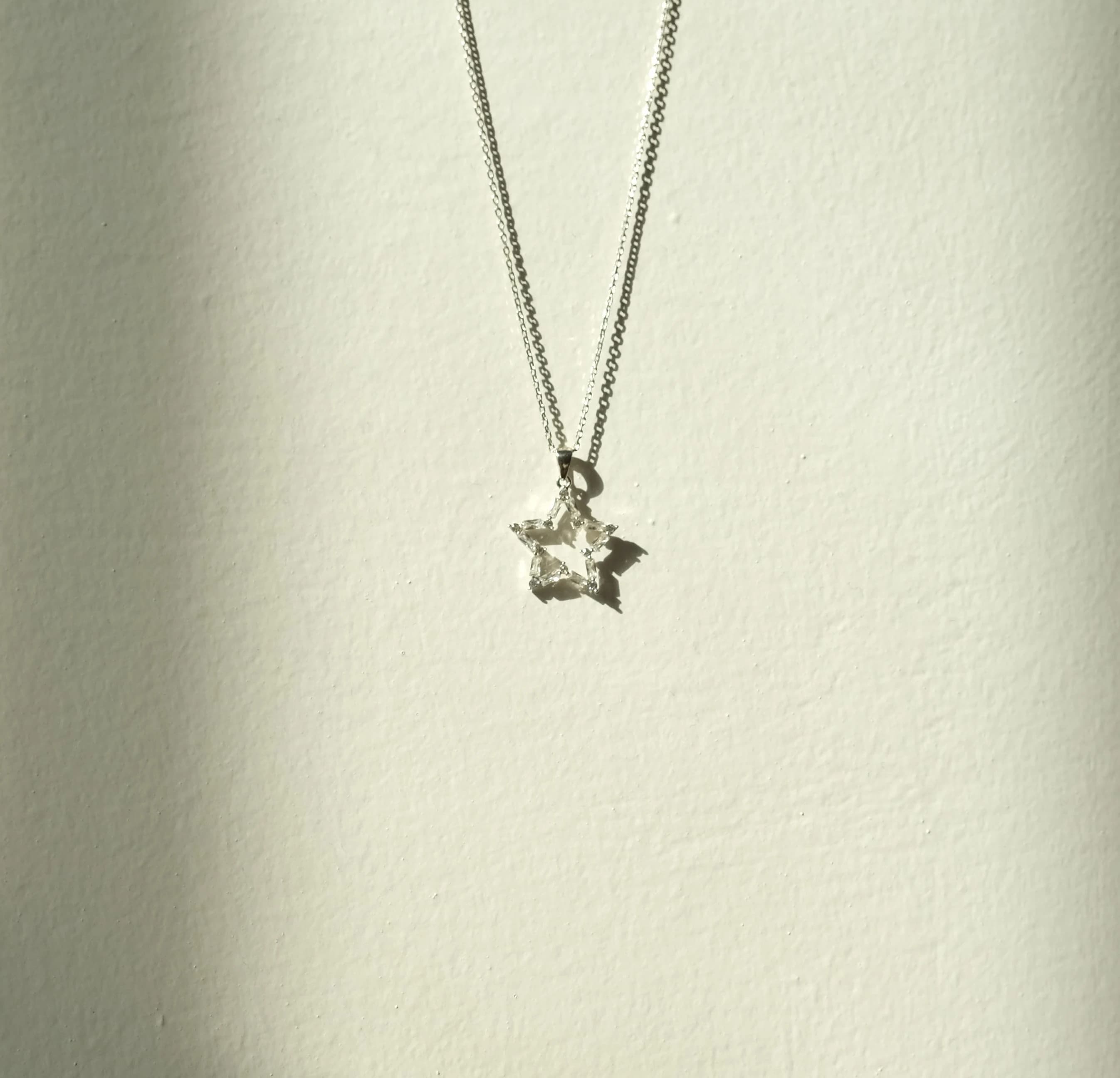 Silver Star Necklace, Star Necklace, Minimal Necklace, Zircon Star Necklace, Gift for Her, Star Necklace, Minimal Necklace - image 4