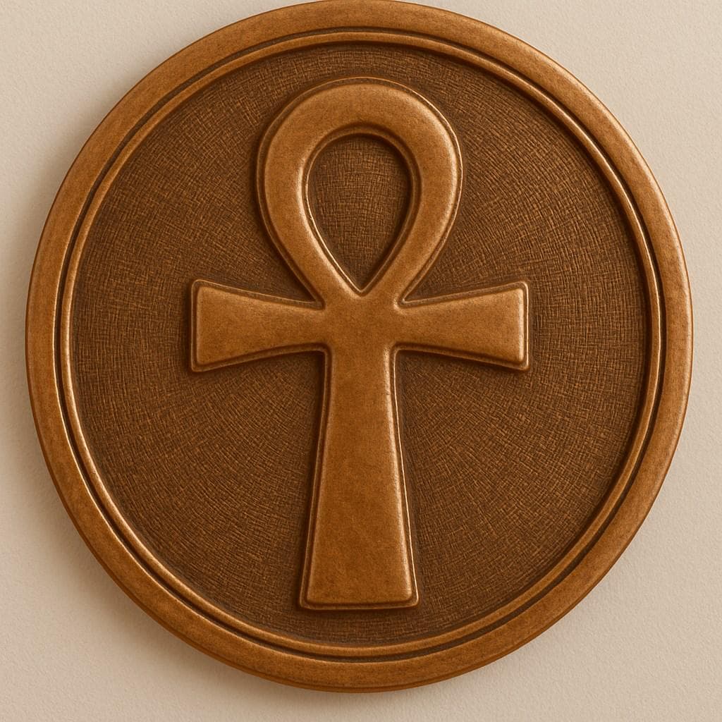 Ankh – Egyptian Life Symbol – Handmade Large Copper Talisman (40 cm)