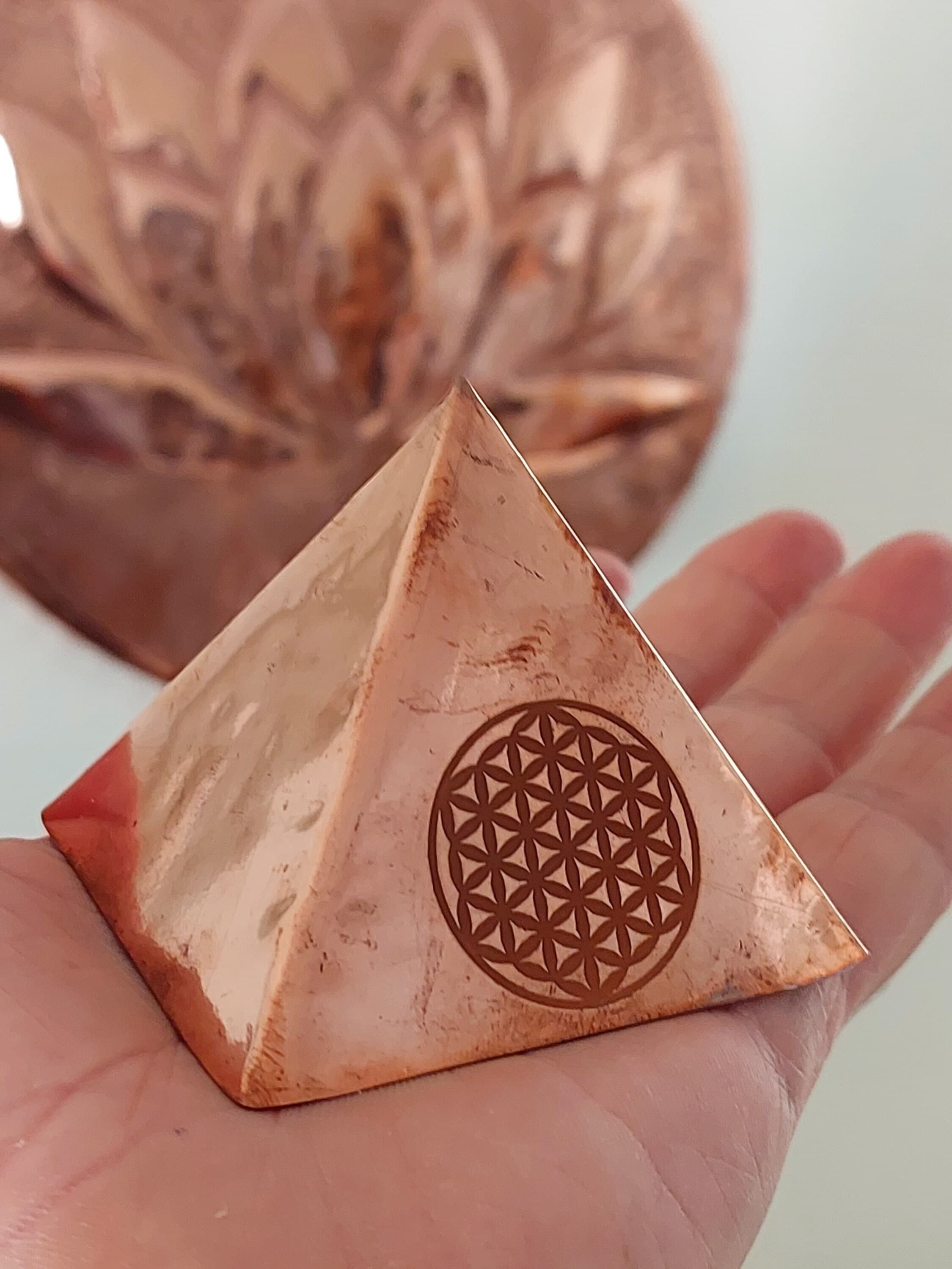 Custom Copper Pyramid Energizer | Copper Charging Pyramid | Energizing & Healing Pyramid | Cleansing Meditation Crystal Healing - image 4