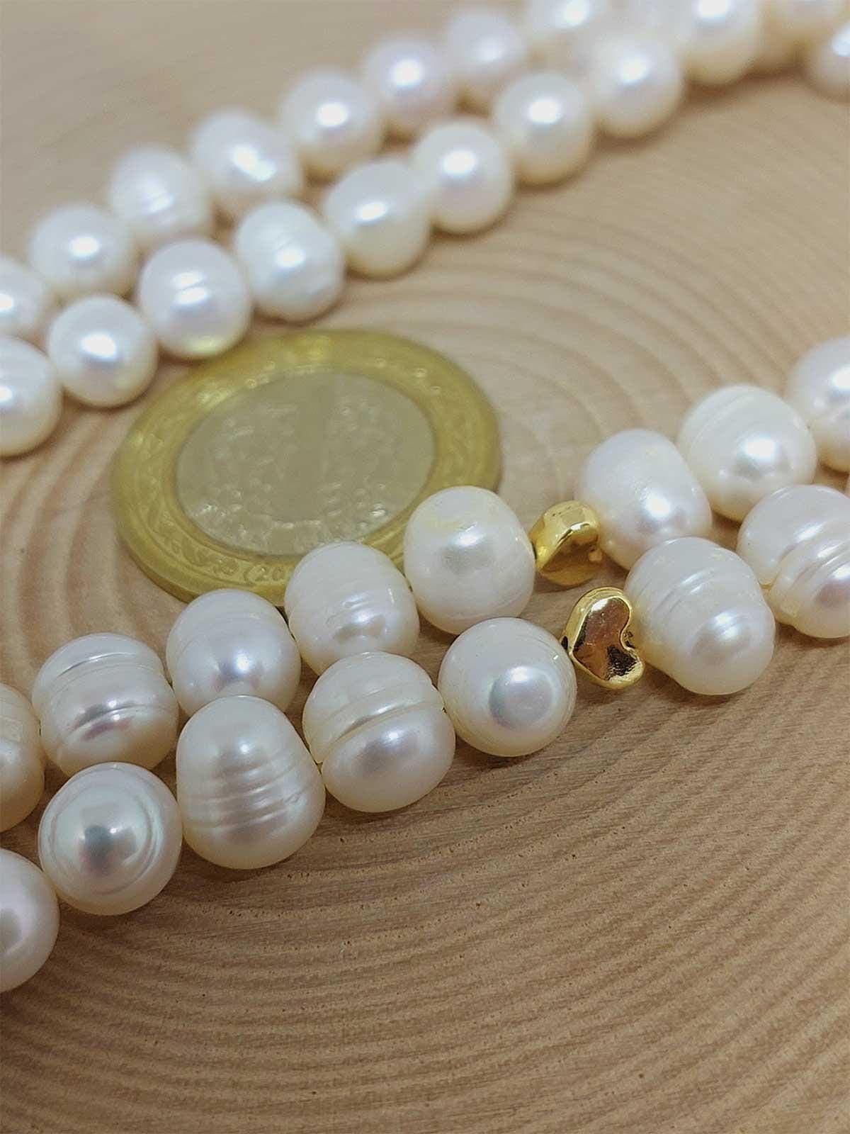 Pearl Stone 99 beads Rosary 8-9mm, Tasbih 99, Natural Stone 99 Beads, Tasbeeh, Misbaha, Islamic Prayer Beads, Tasbih, Muslim, Misbah, - image 5