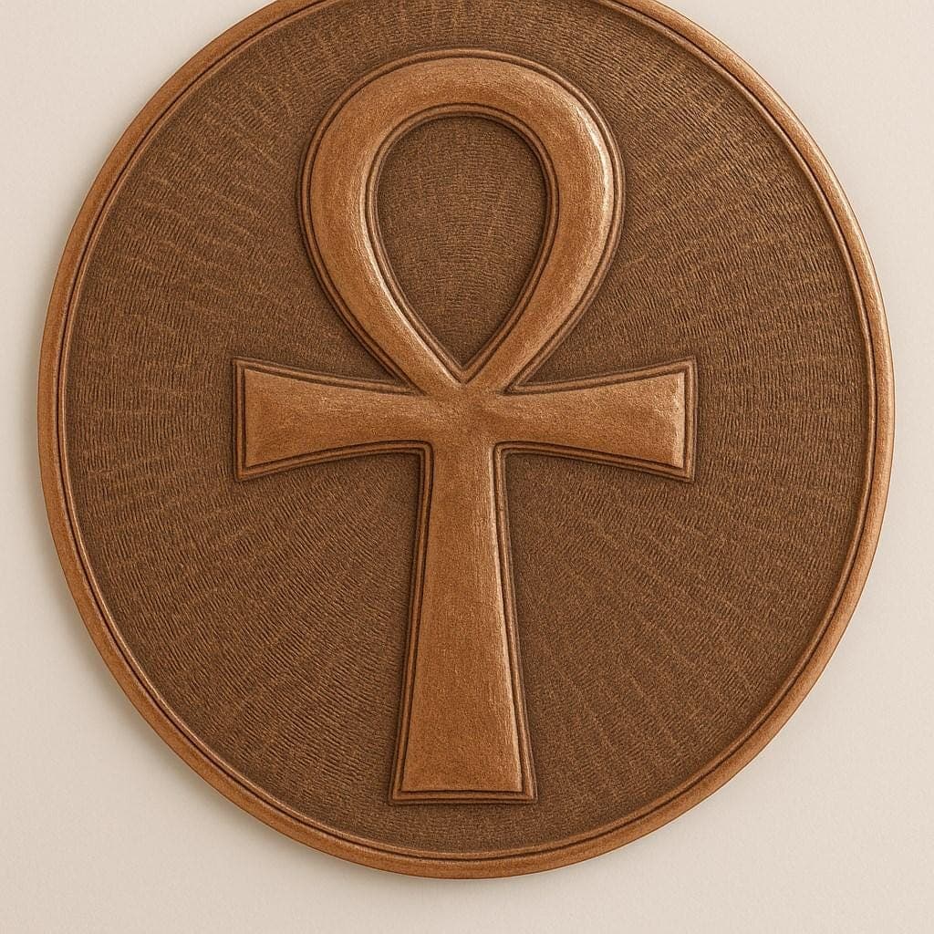 Ankh – Egyptian Life Symbol – Handmade Large Copper Talisman (40 cm)