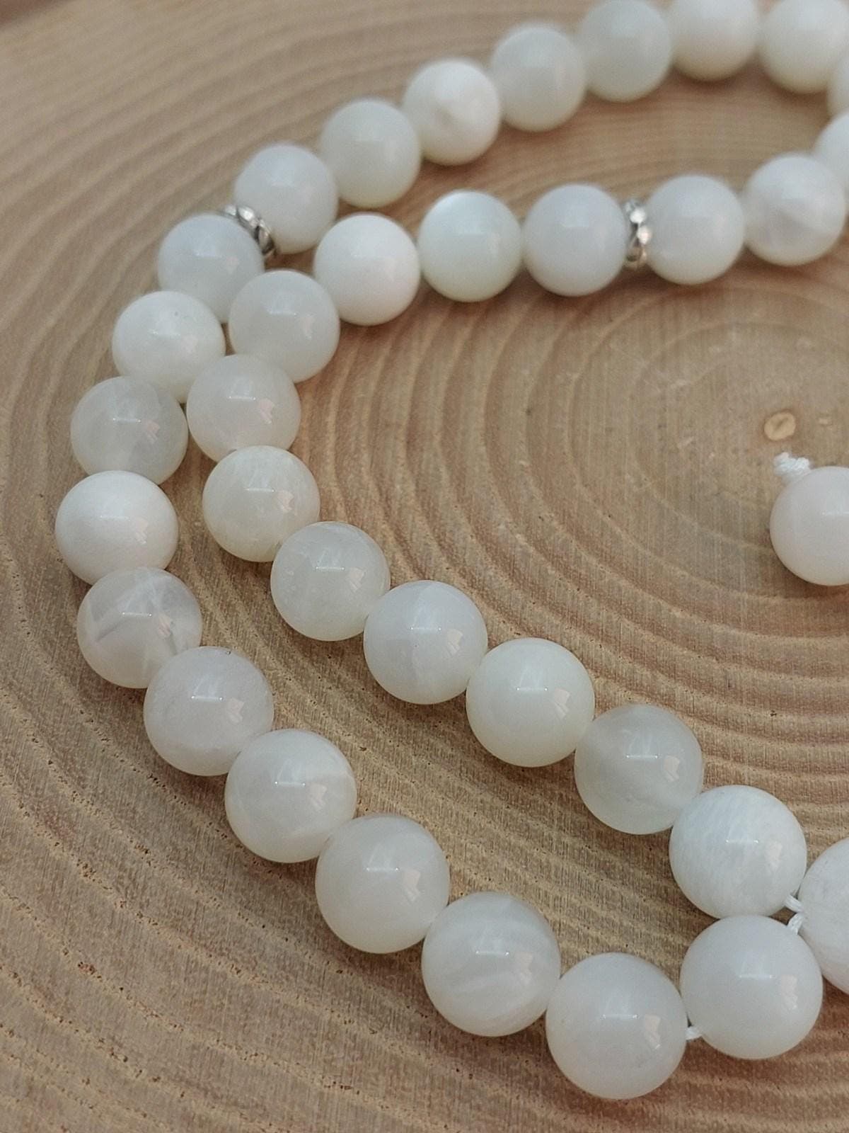 Ay Taşı 33lük Özel Tasarım Tesbih 8mm (9336)