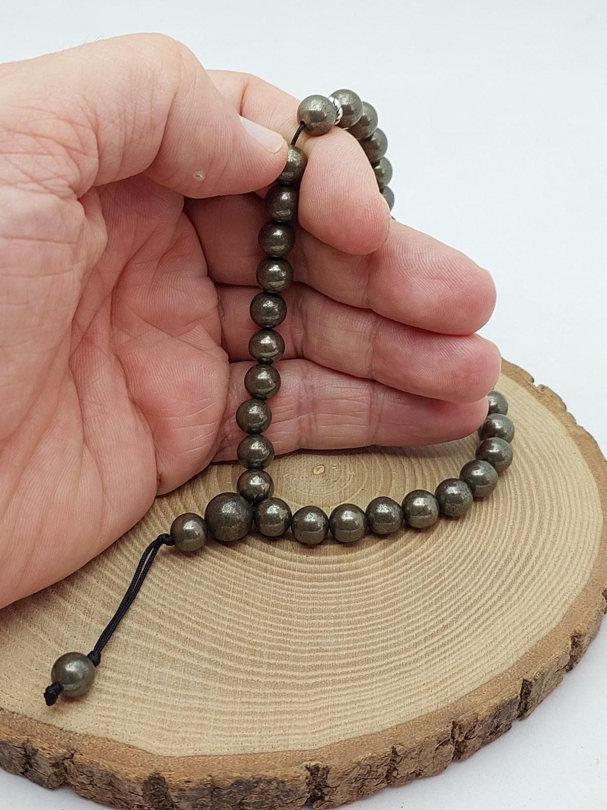 Pirit Taşı 33lük Özel Tasarım Tesbih 8mm (2916)