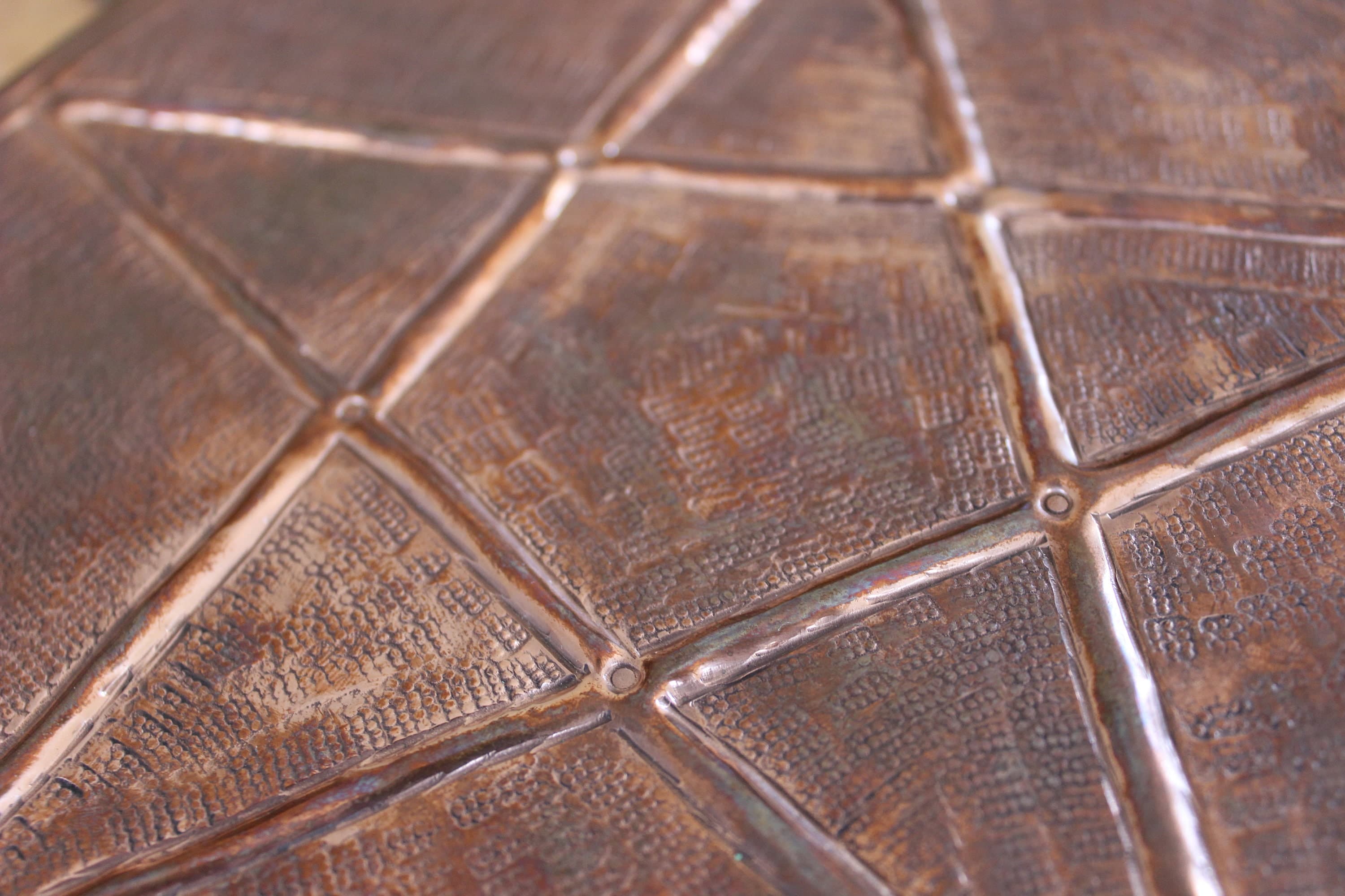Copper Pentagram Grid Art , 3D Wall Art, - image 5