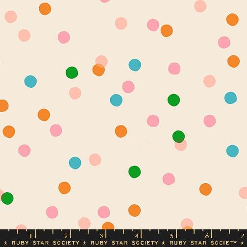 Carousel Spritz Dots in Natural by Melody Miller - Ruby Star Society