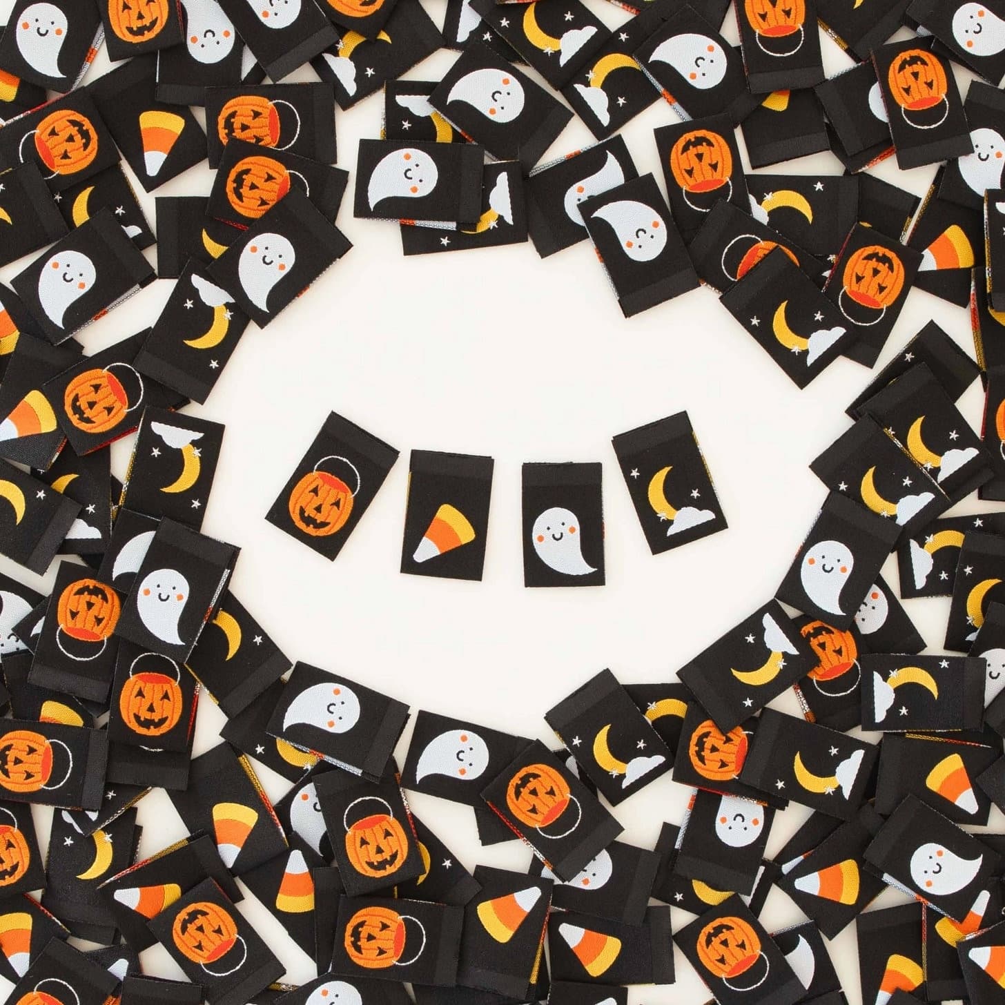 Halloween Icons Multipack Woven Sewing Labels - Set of 8 - image 3