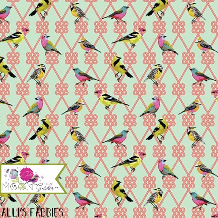 Tula Pink's Moon Garden, In A Finch - Dawn