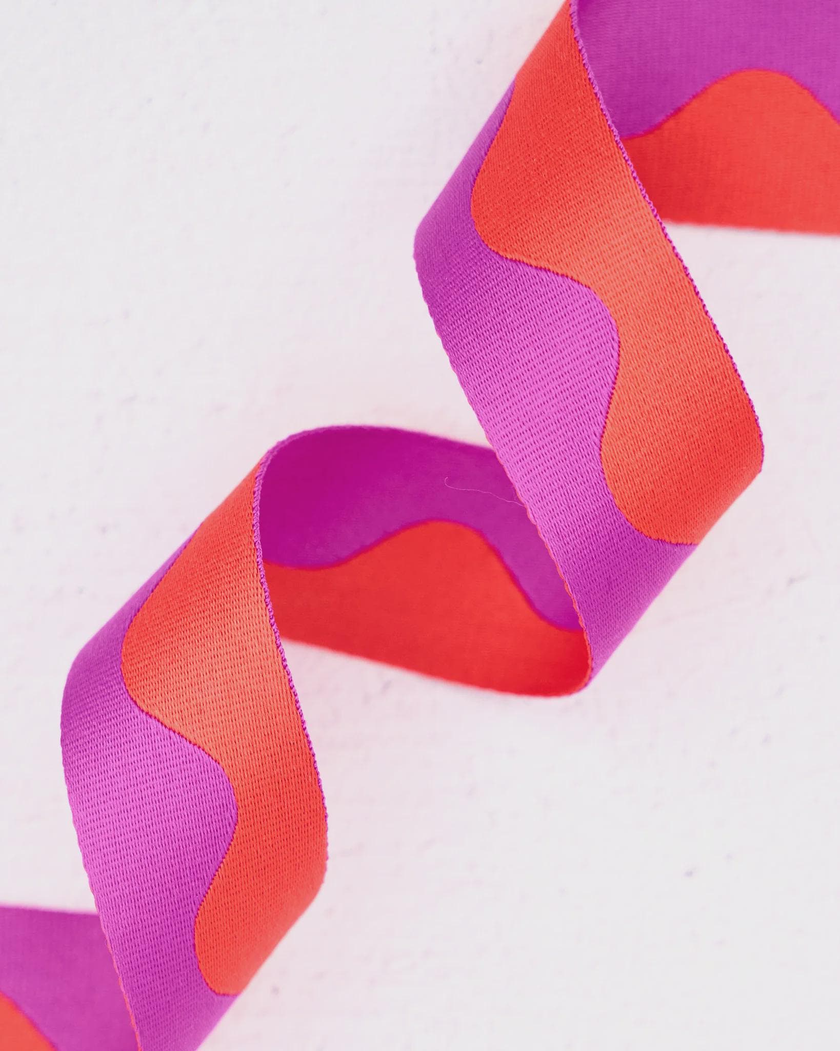 Grape Slushy 1.5" Wavy Webbing by  Renaissance Ribbons