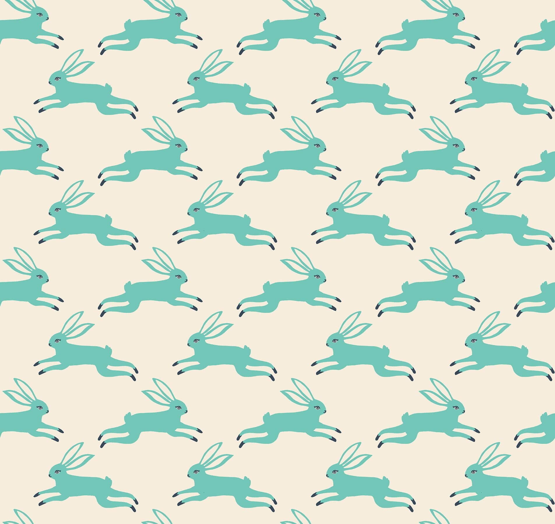 Backyard by Sara Watts for Ruby Star Society -Bunny Run in Icebox