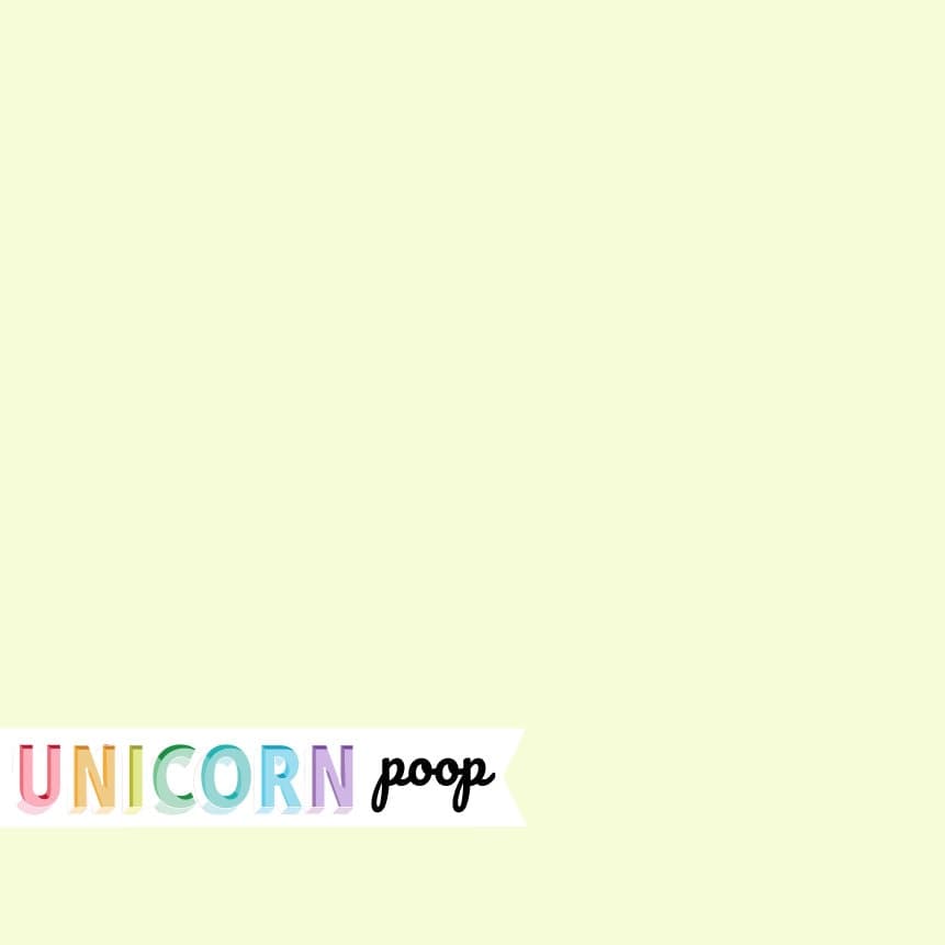 Tula Pink Unicorn Poop Solids Lemondrop