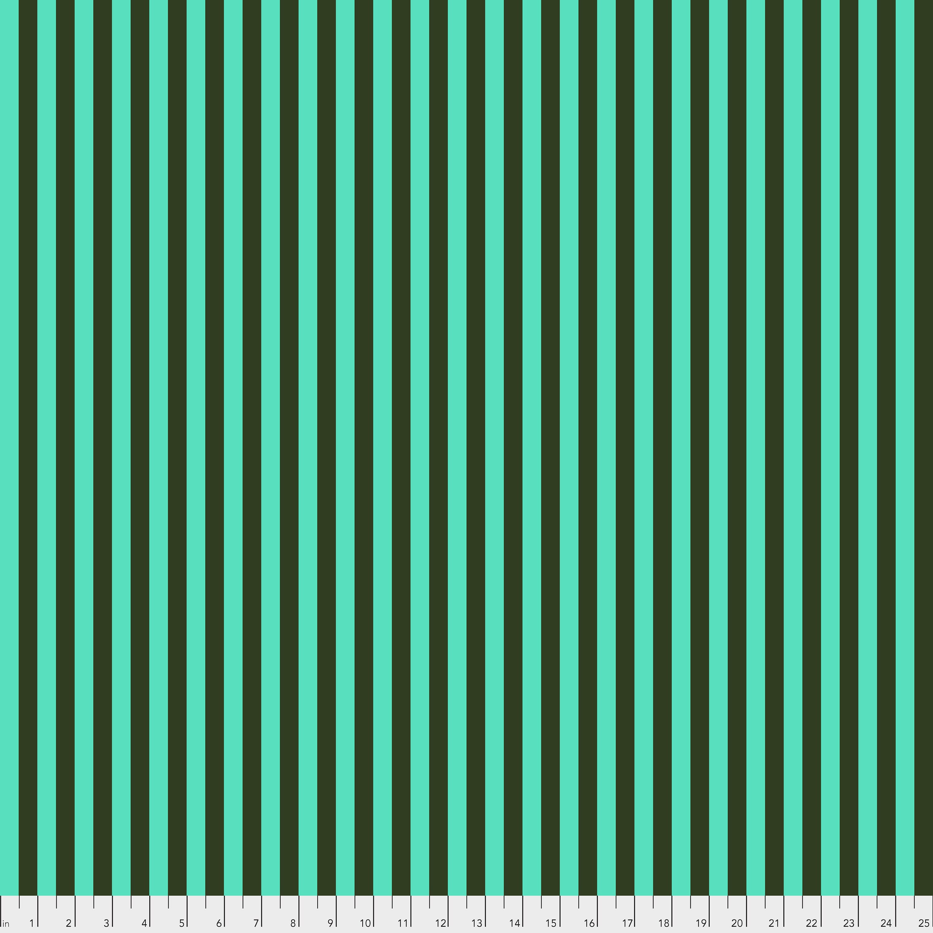 Tula Pink Pom Poms and Tent Stripes, Fern Green Teal - image 4