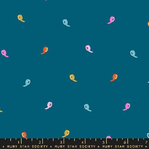 Roll With It in Teal, by Rashida Coleman-Hale For Ruby Star Society