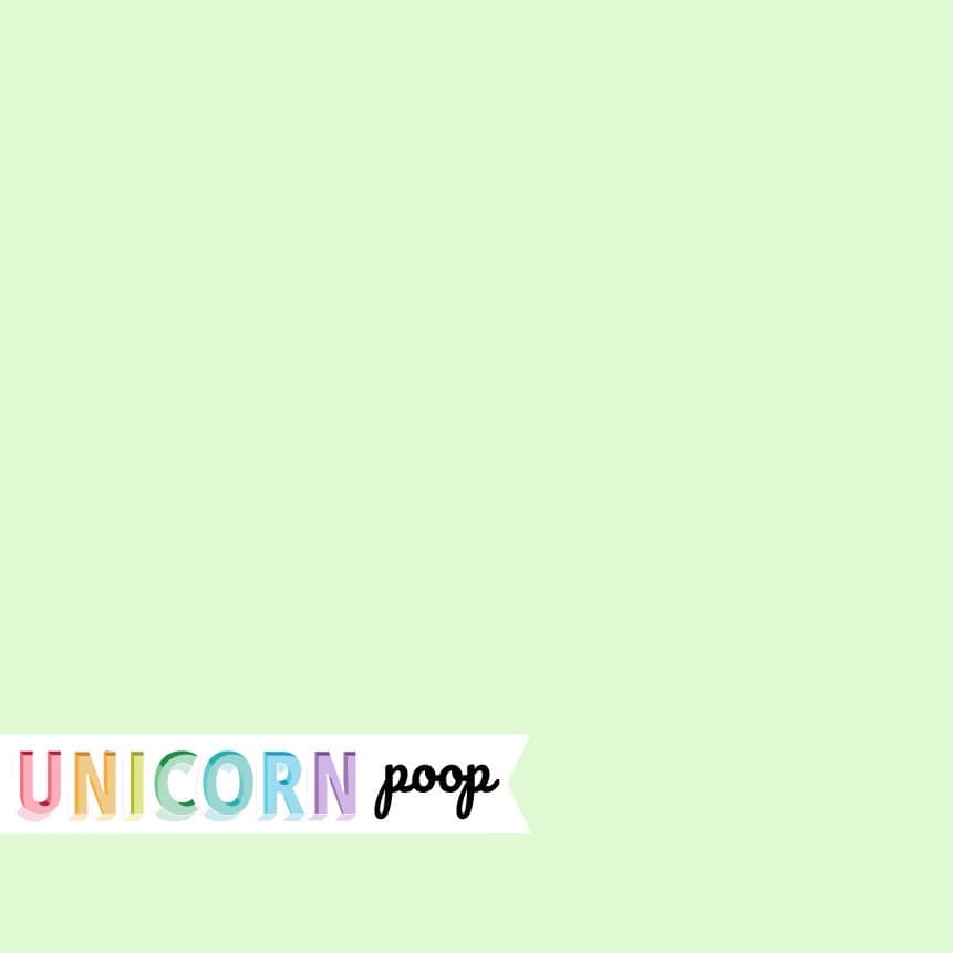 Tula Pink Unicorn Poop Solids, Freshcut Green