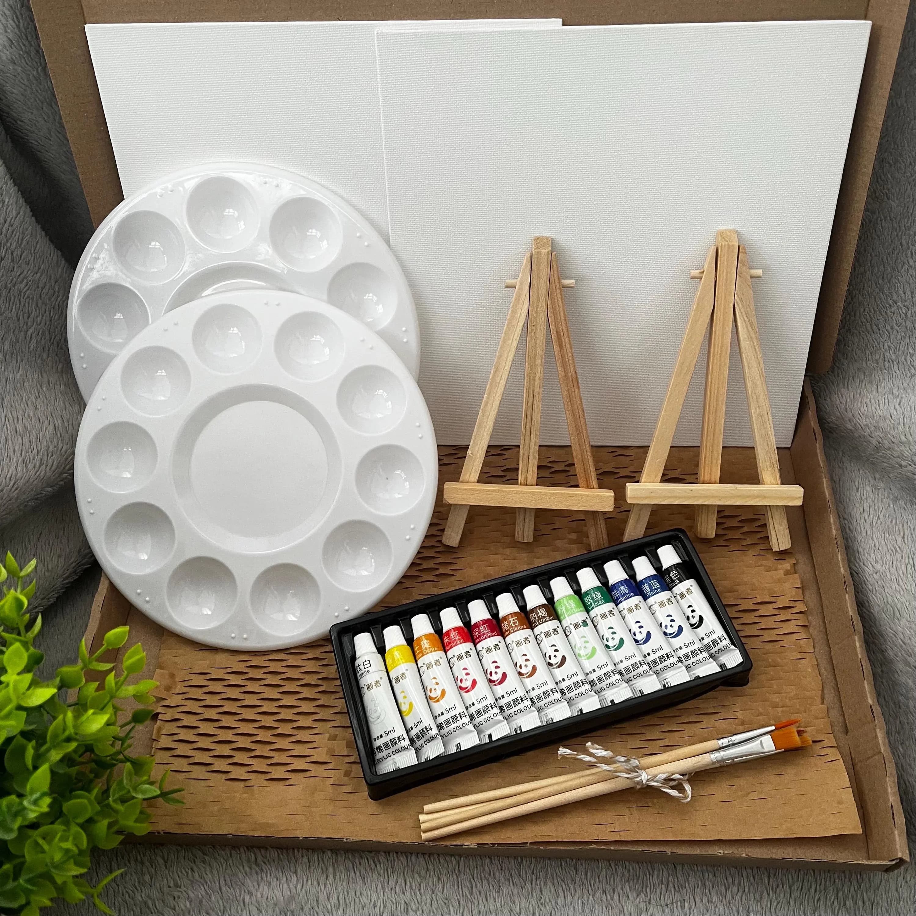 Sip and Paint Gift Set for 2 | Date Night at Home | Girl’s Night In | Paint Your Partner | Birthday Gift | Mother’s Day