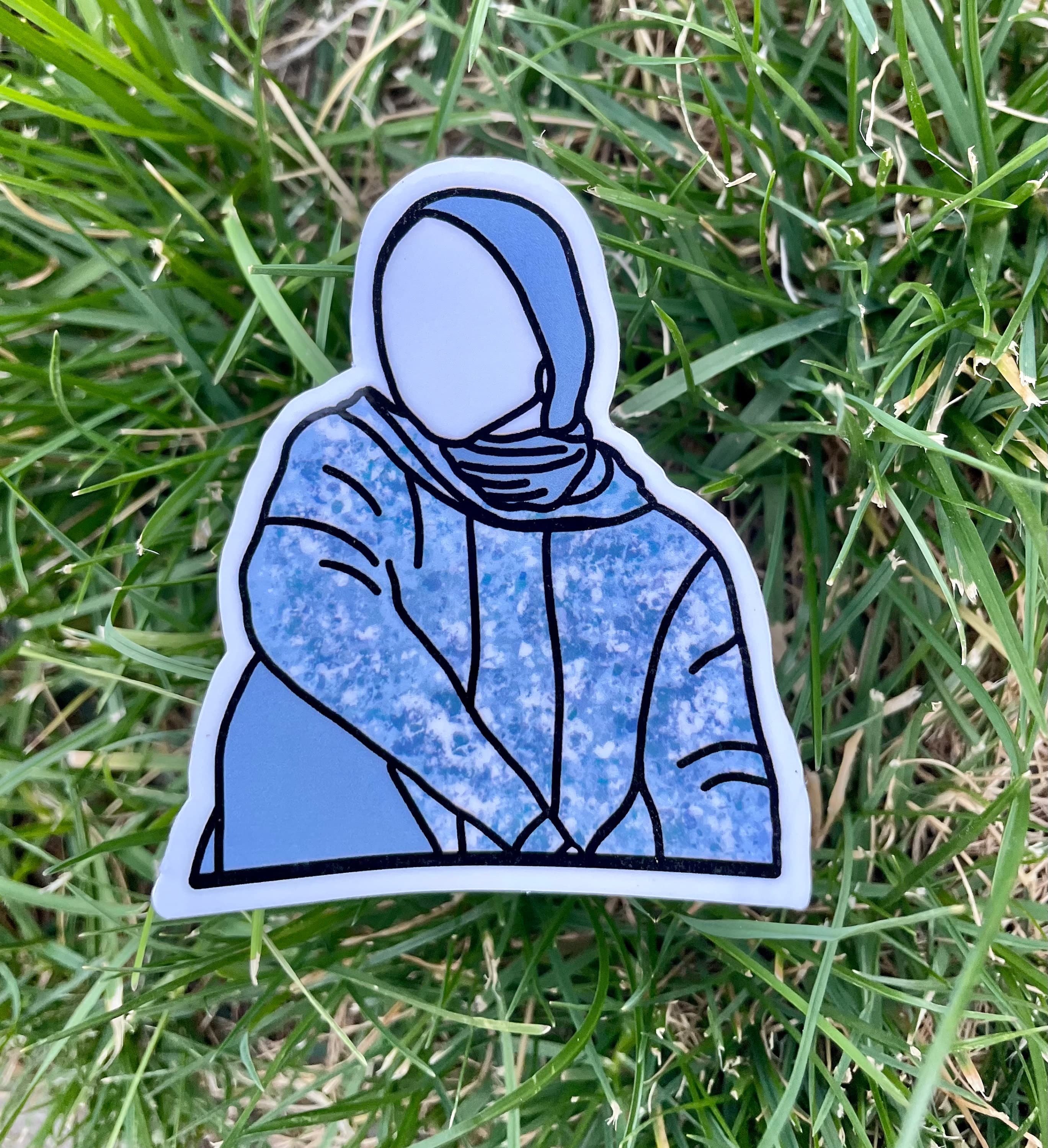 Hijabi sticker, hijabi gift, islamic sticker, muslim sticker, islamic sticker, hijab islam, hijab is my crown, muslimah sticker, ramadan - image 3