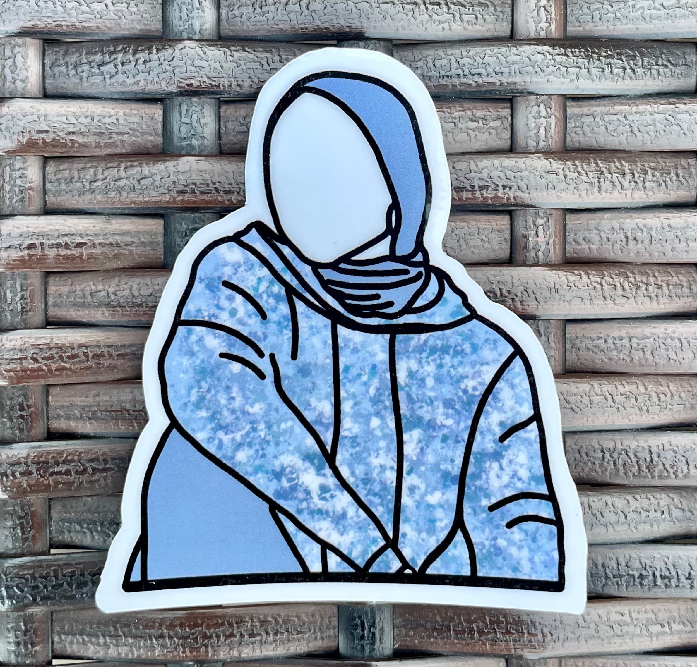 Hijabi sticker, hijabi gift, islamic sticker, muslim sticker, islamic sticker, hijab islam, hijab is my crown, muslimah sticker, ramadan - image 4