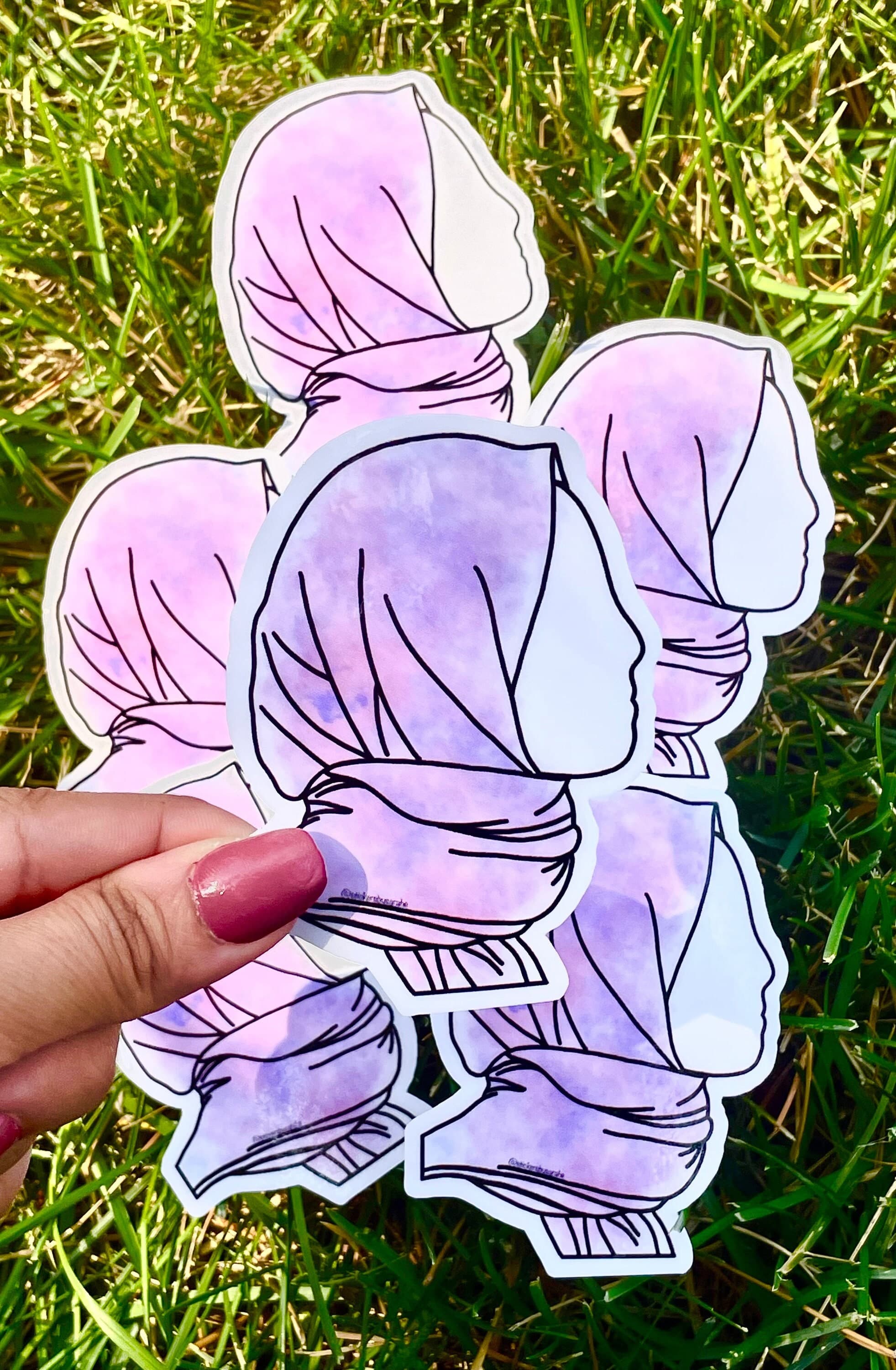 Hijabi sticker, islamic bottle sticker, muslim sticker, islamic laptop sticker, new hijabi gift, muslimah gift, new hijabi, ramadan planner