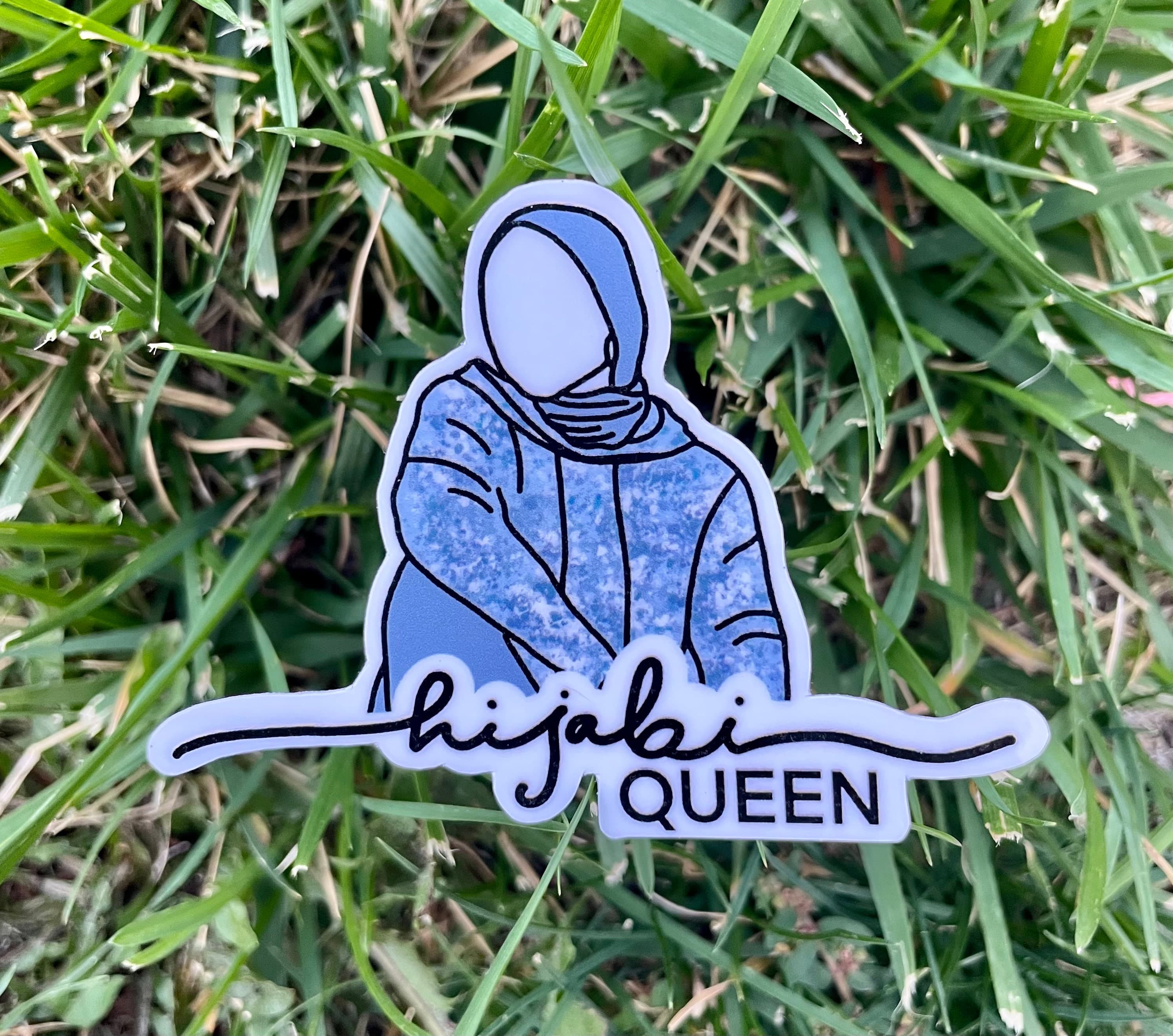 Hijabi sticker, hijabi gift, islamic sticker, muslim sticker, islam sticker, hijab islam, hijab is my crown, muslimah sticker, ramadan gift - image 3