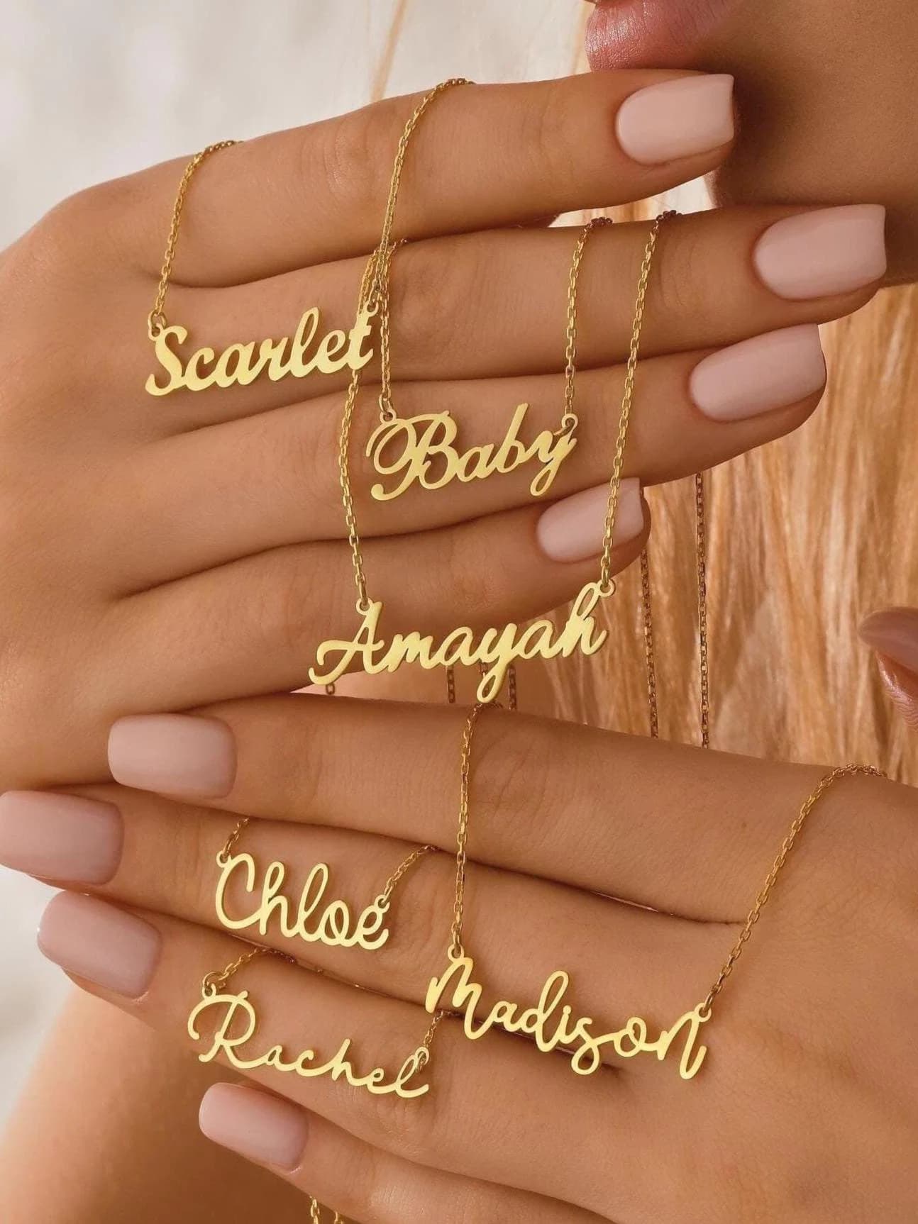 Personalized Name Necklace for Women, Personalized Gifts for Women, Personalized Gifts for Her, Employee Christmas Gifts