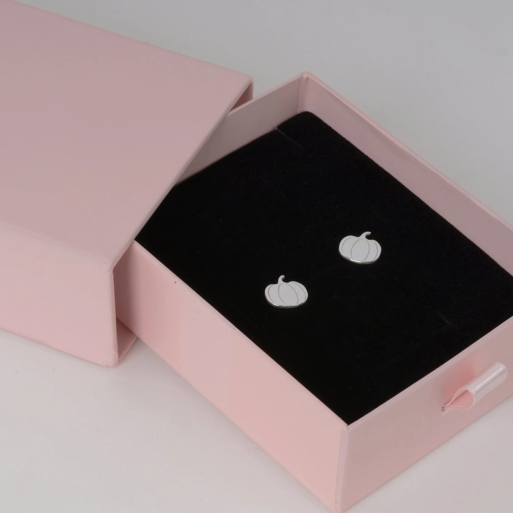 Pumpkin Stud Earrings, Mothers Day Gifts, 925 Sterling Silver-14k Solid Gold Earrings, Halloween Earrings Jewelry,Gift For mom - image 5