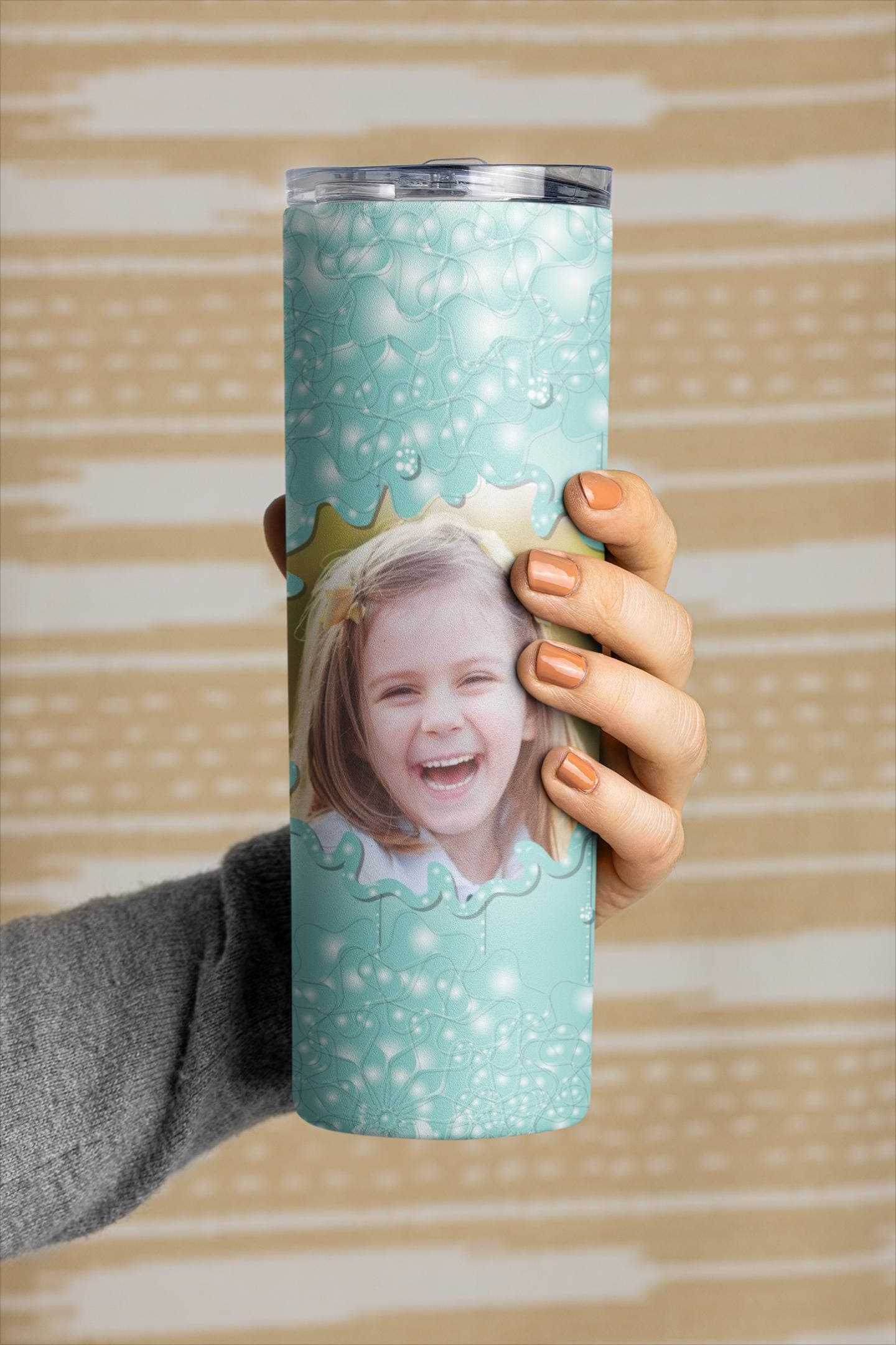 Gift for Mom, Photo Tumbler, Photo Cup, Gift for Grandma Nana, Face Tumbler, Christmas Tumbler, 20oz Skinny Tumbler, Custom Picture Tumbler - image 5