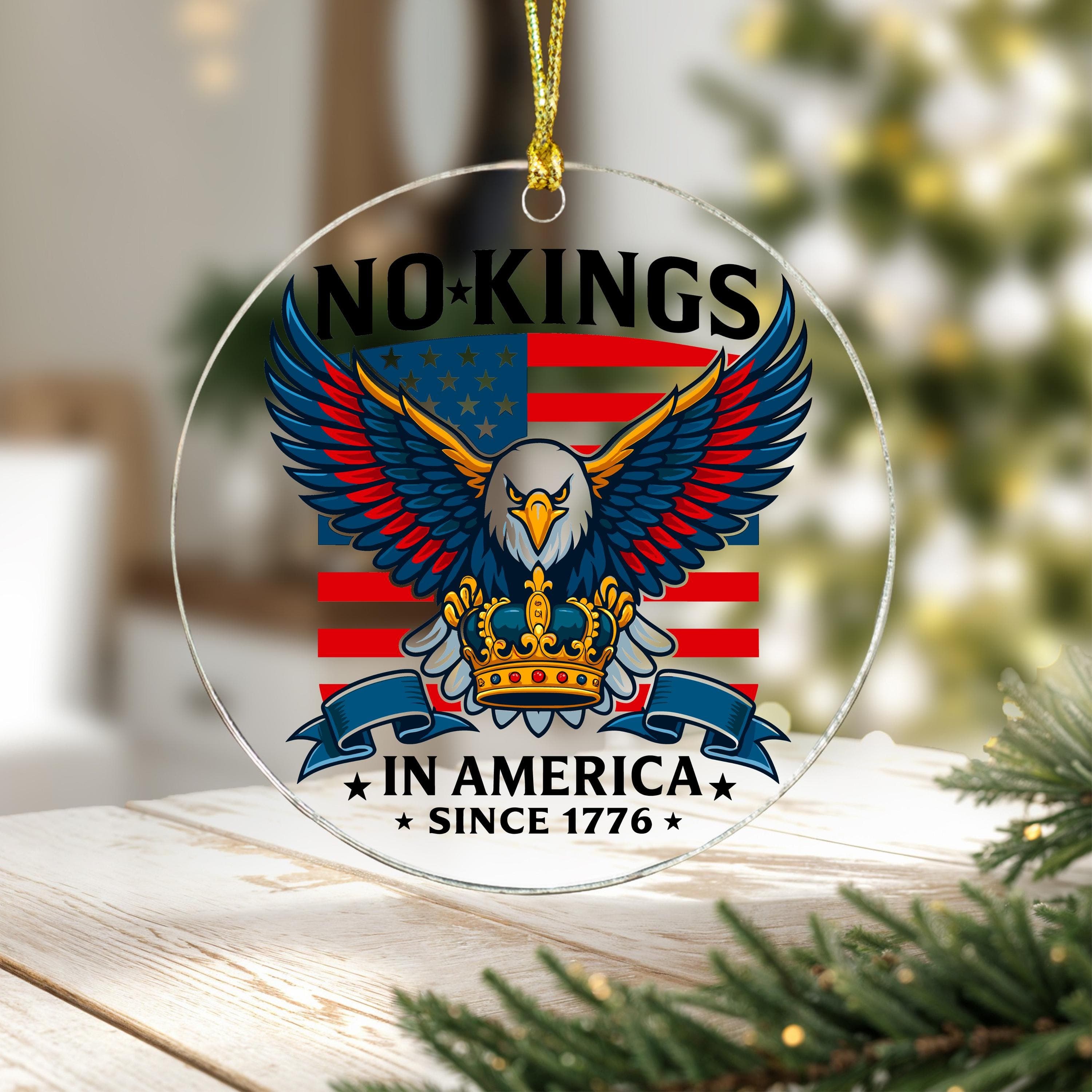 250 years anniversary United States of America Ornament, Home Decor American Independence Xmas - image 3