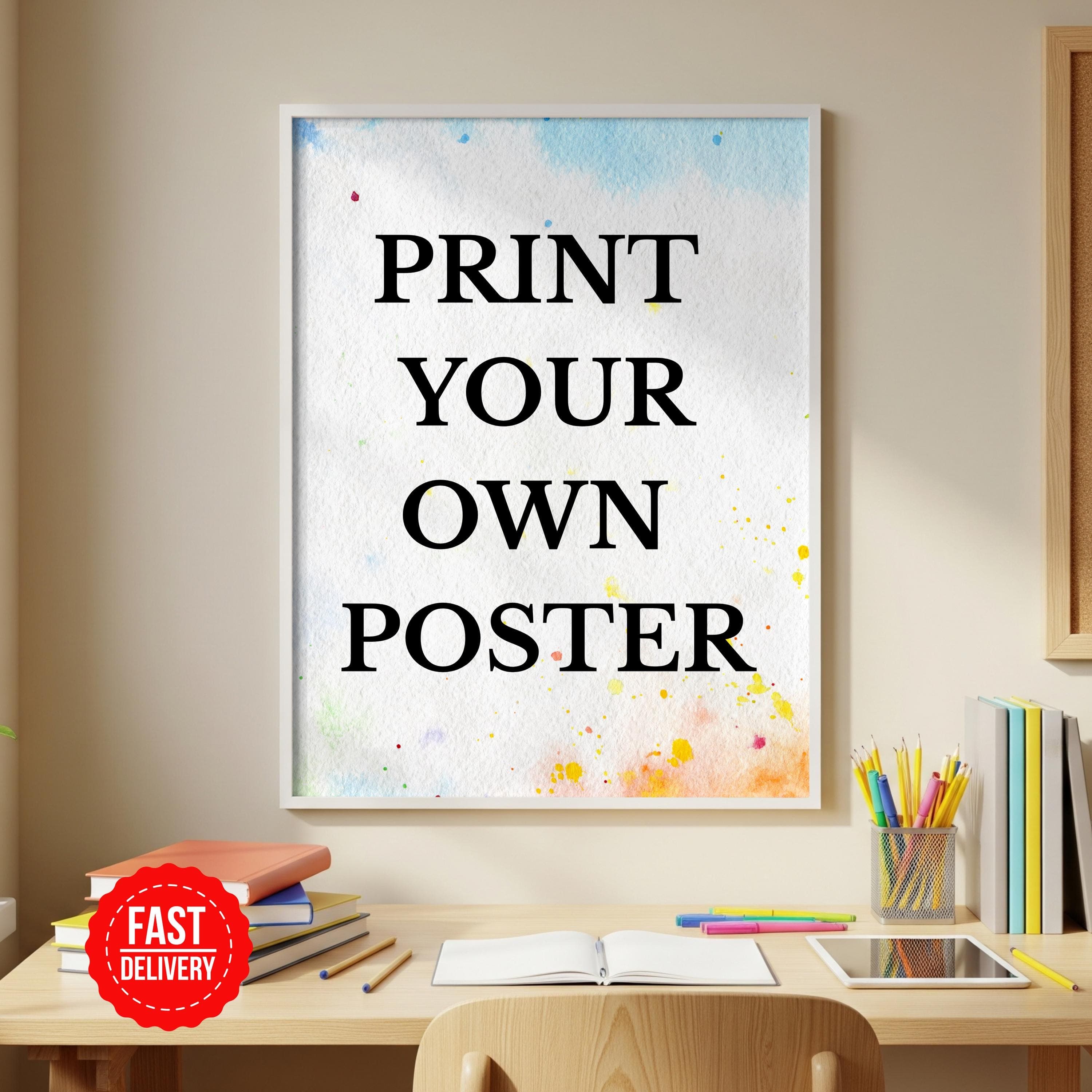 Custom Photo Design Poster, Custom Poster Printing, Family Photo Poster, Poster Gifts, Photo to Poster Wall Art, Personalized Poster - image 5