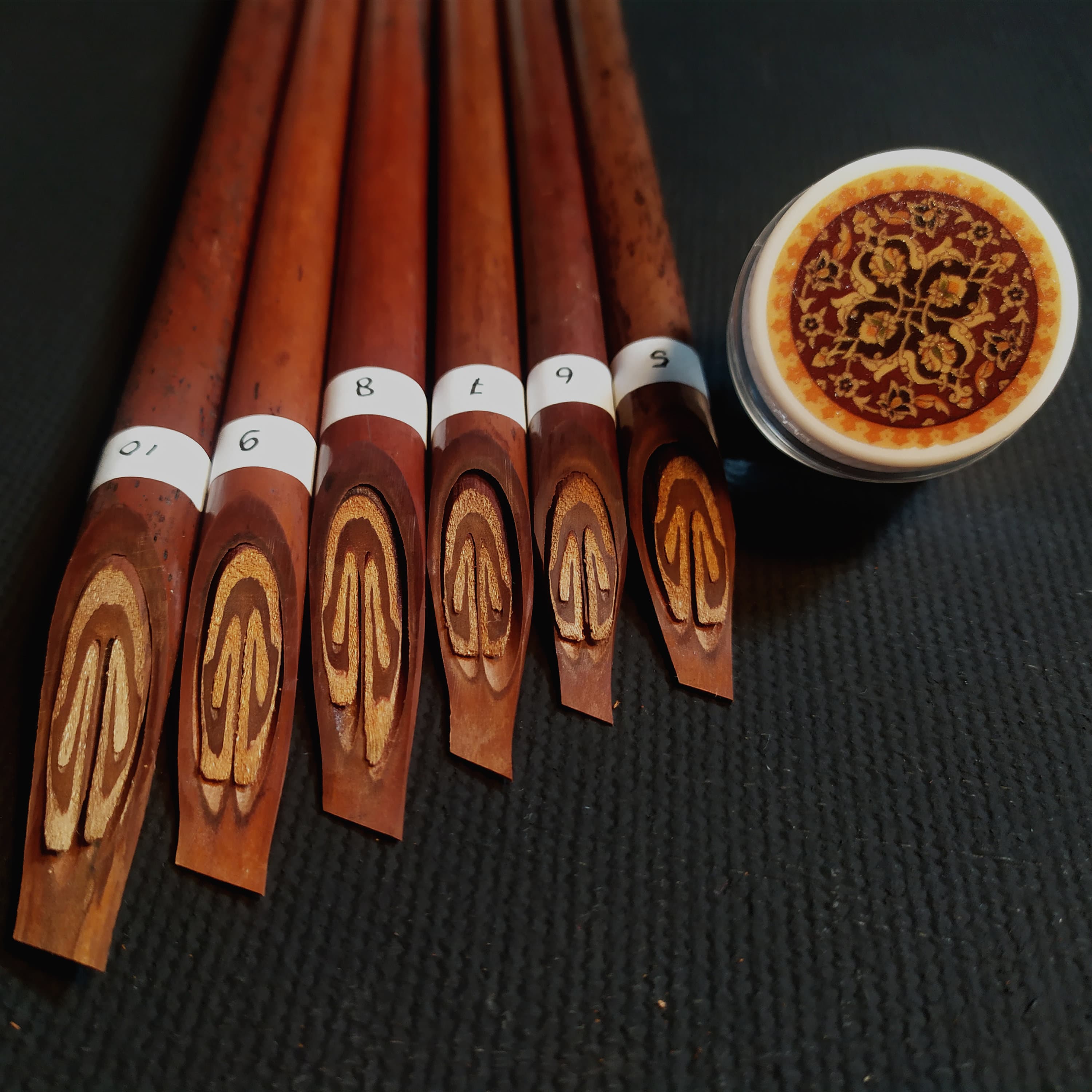 Handam Qalam Pen Set | Arabic Calligraphy Dip Pens | Thuluth Naskh Supplies