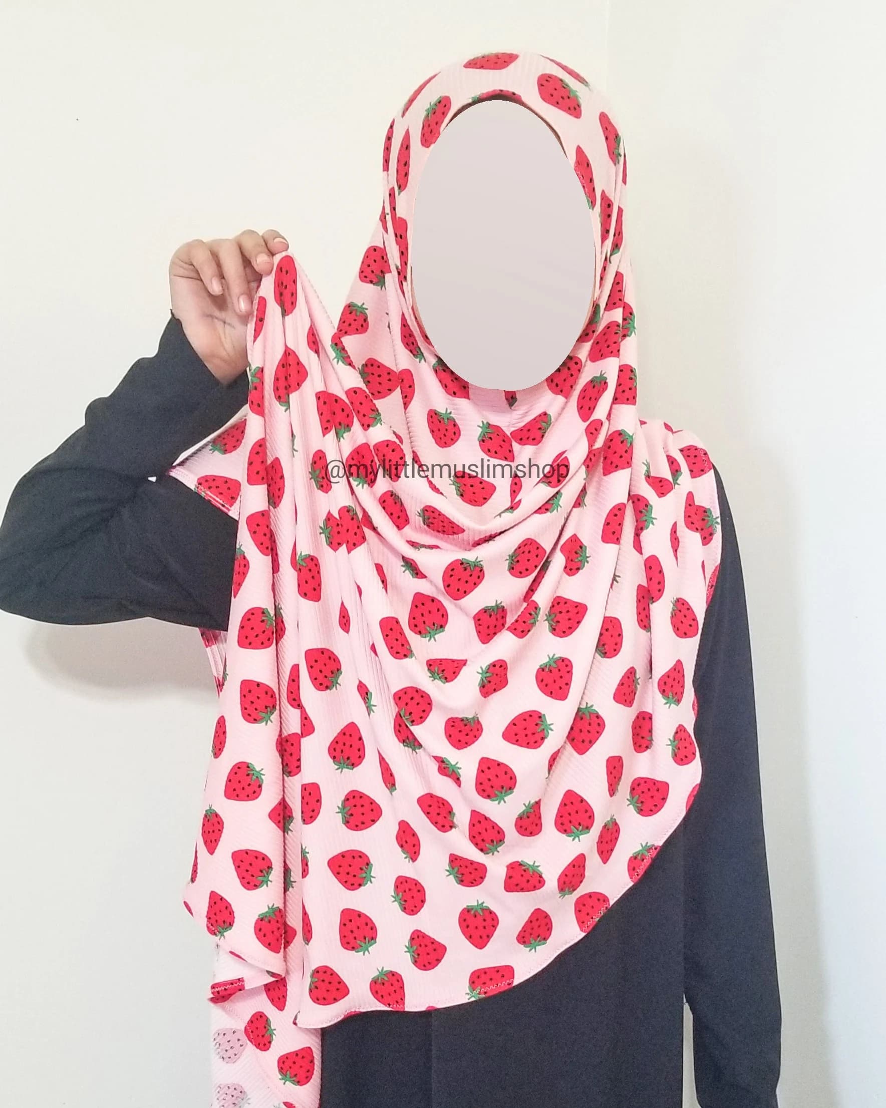 Girl's Kids Hijab Muslim Ribbed Knit Jersey/ Instant Hijab Wrap/ Muslimah Scarf/Ready to Wear/ Pre-Sewn Slip-On Ages 5- 10