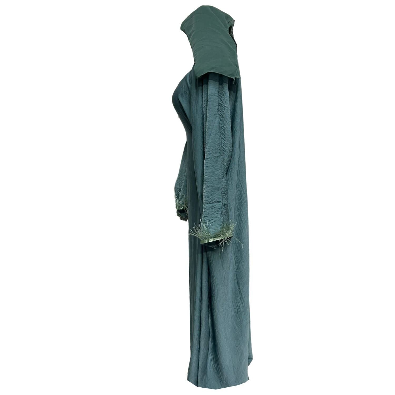 Luxury Women Batwing Abaya Farasha Jalabiya Arab Dress - image 4