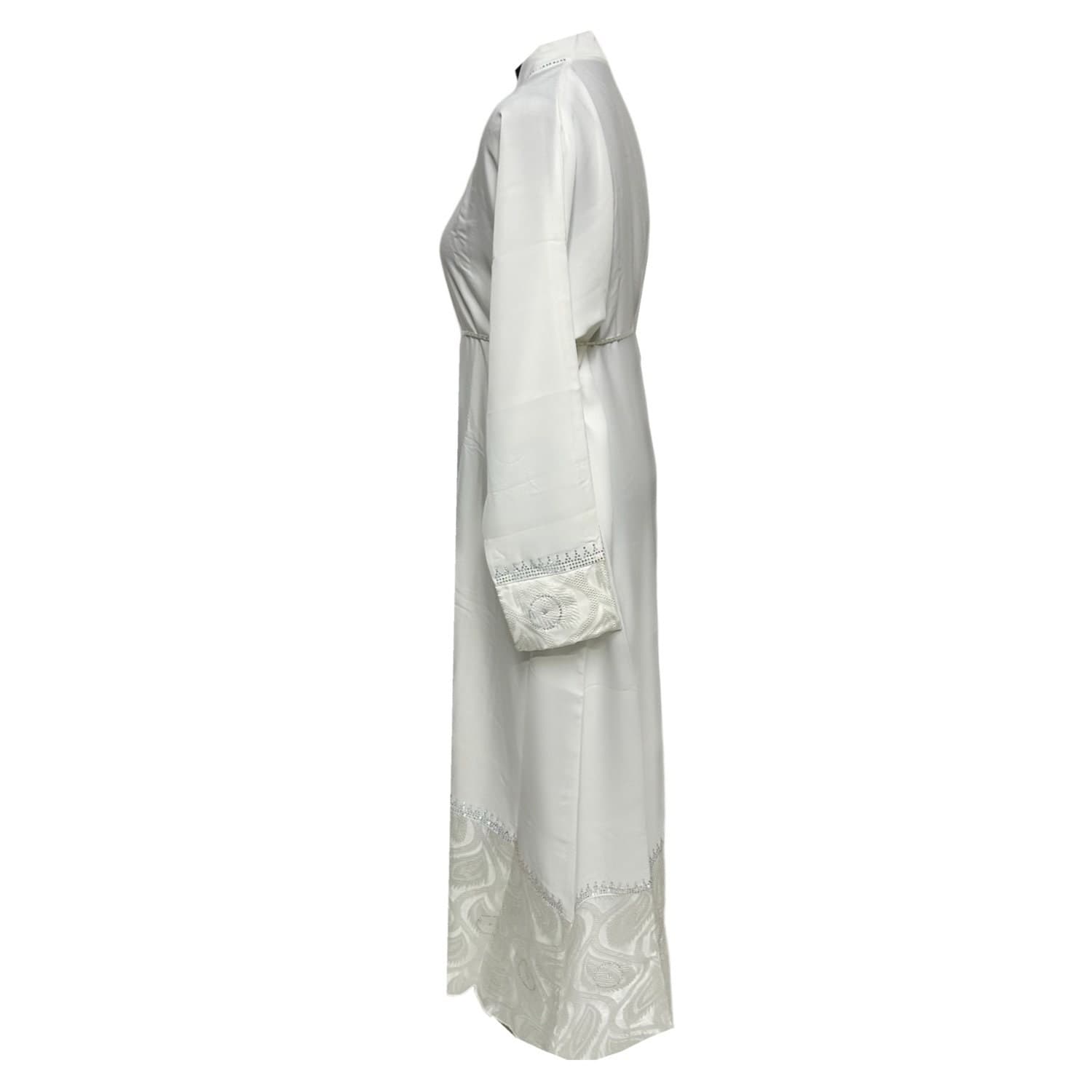 Latest Design Women's  Abaya Jalabiya long dress With stone work - image 4