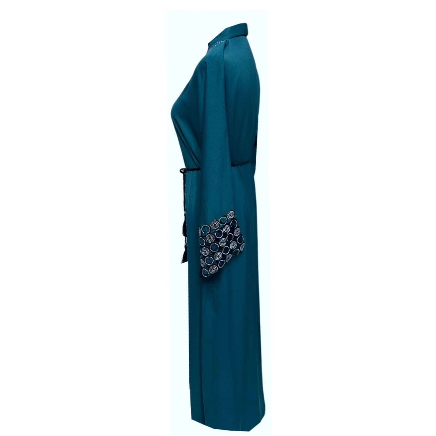 Women's Stone Works Abaya Jalabiya Arab Long Dress (Copy) - image 5