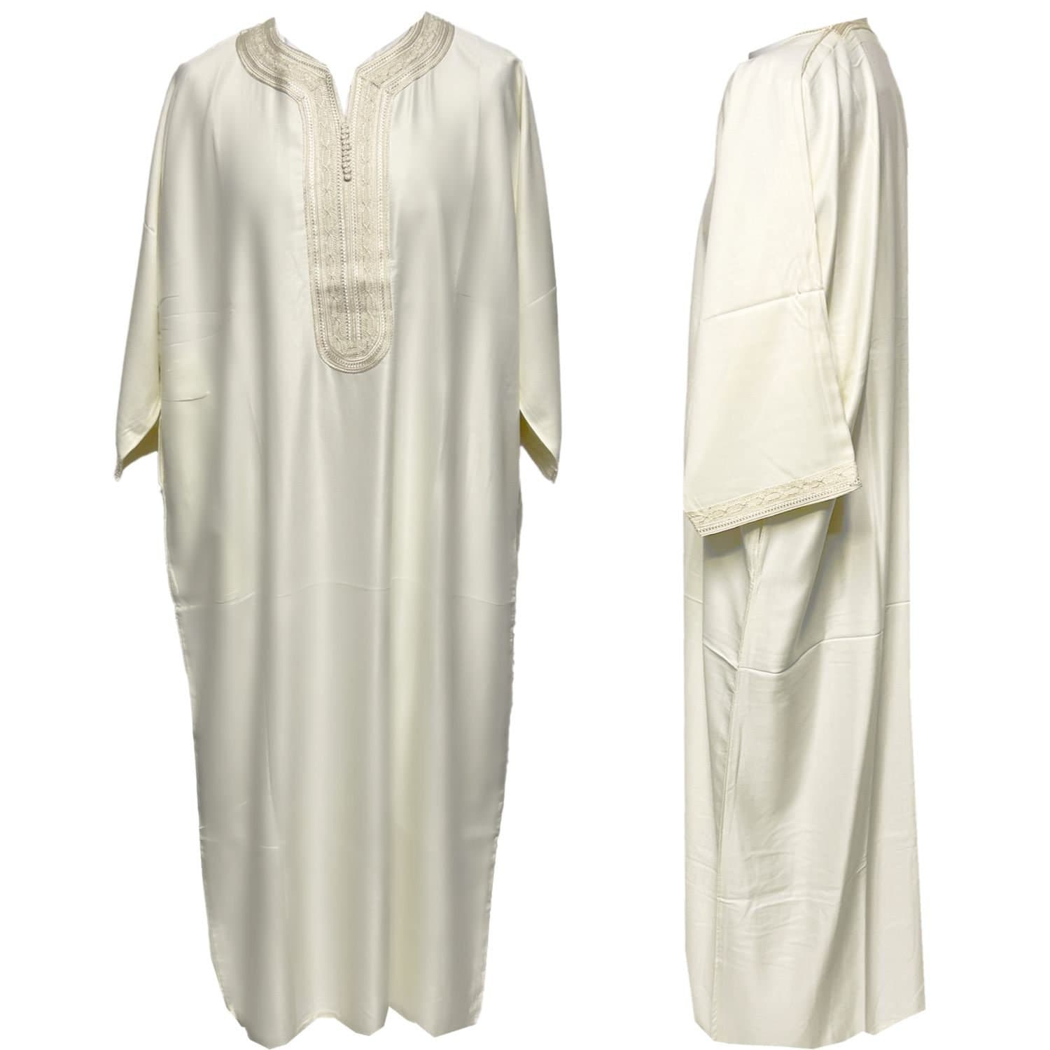 Original Moroccan Men Royal Premium Quality Thobe Jubba Kandora Djellaba Gandouras