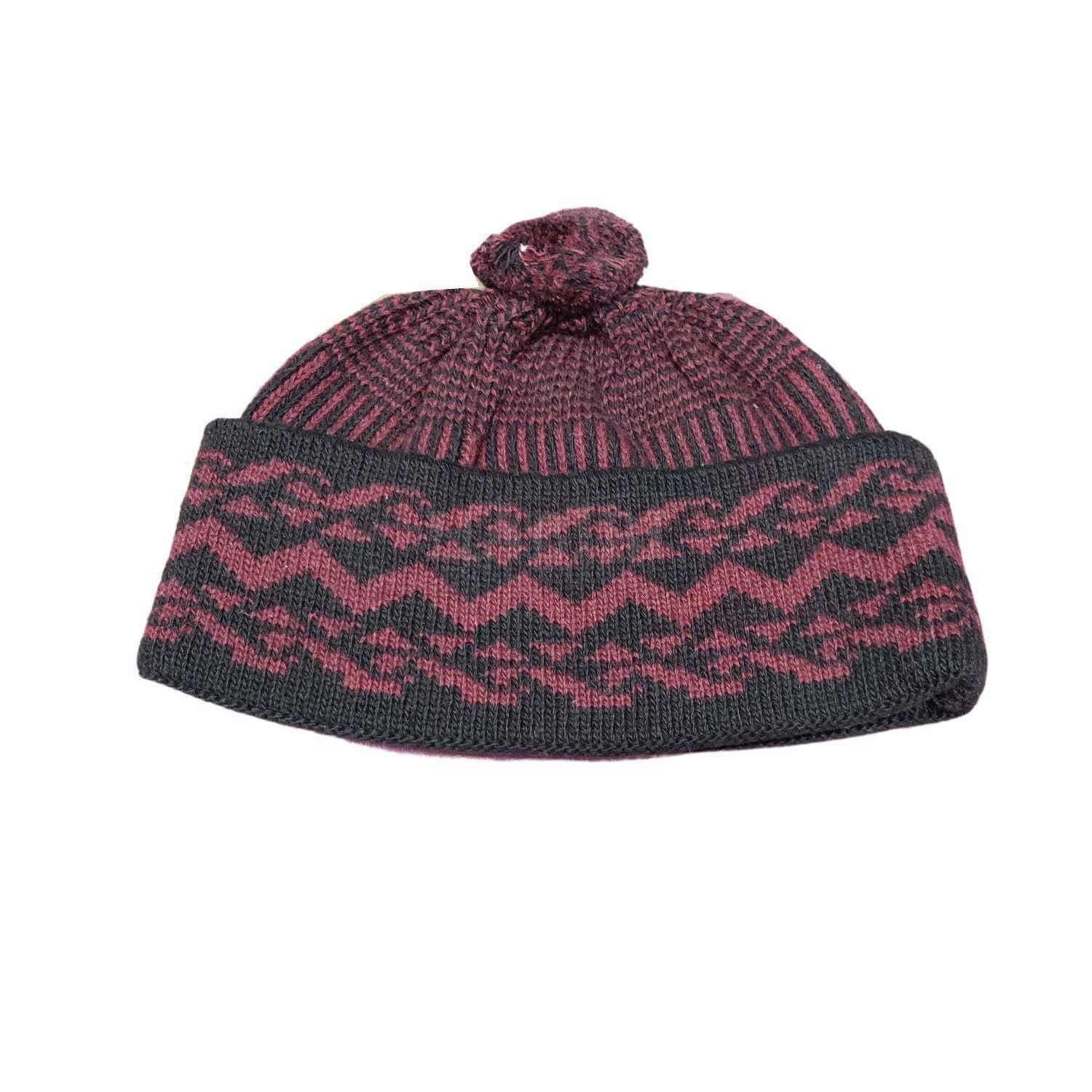 Muslim Kufi Haji Turkis Winter Prayer Hat, Skull Cap Topi Mens Woolen Bubble - image 3