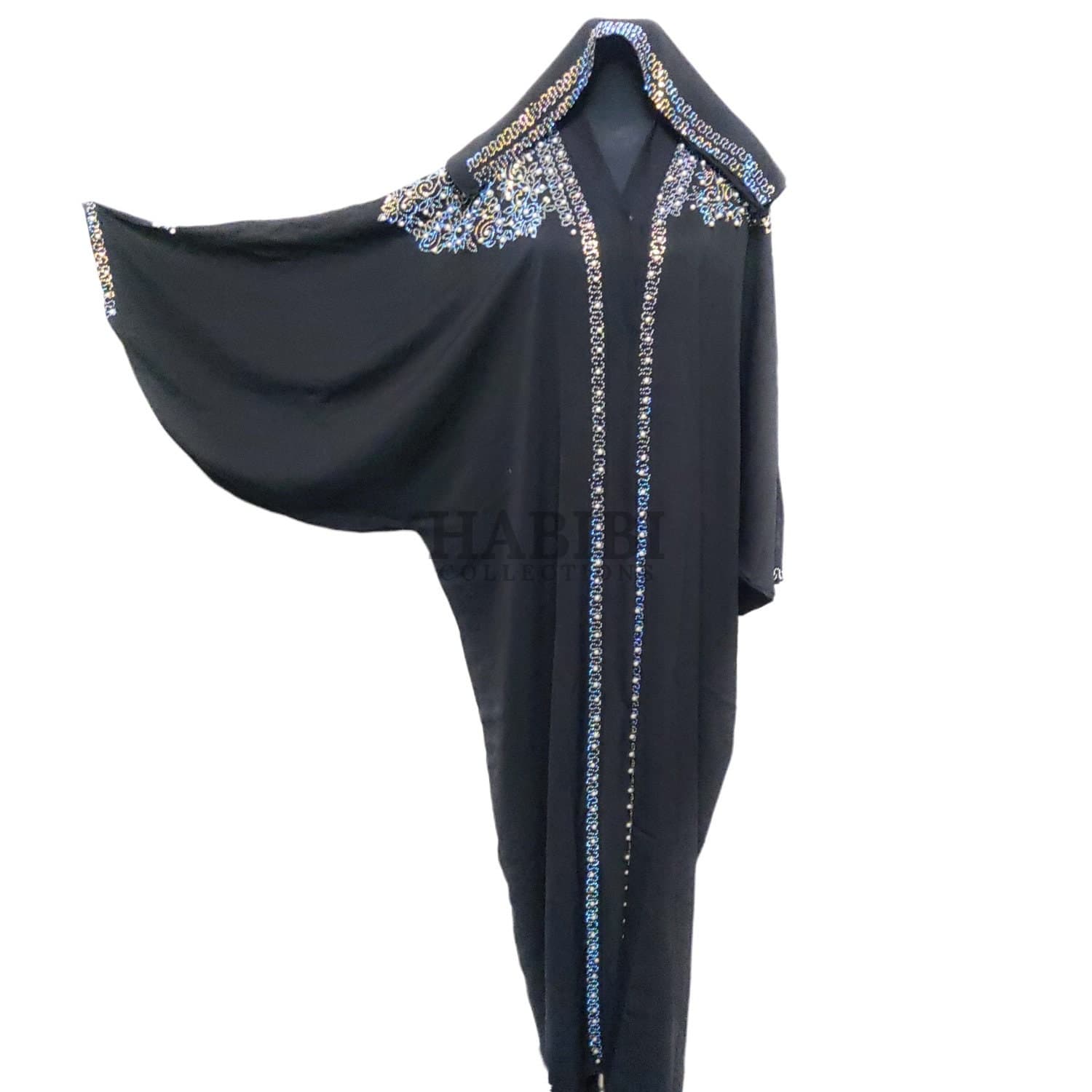 Latest Design Black Abaya Farasha Jalabiya - image 4