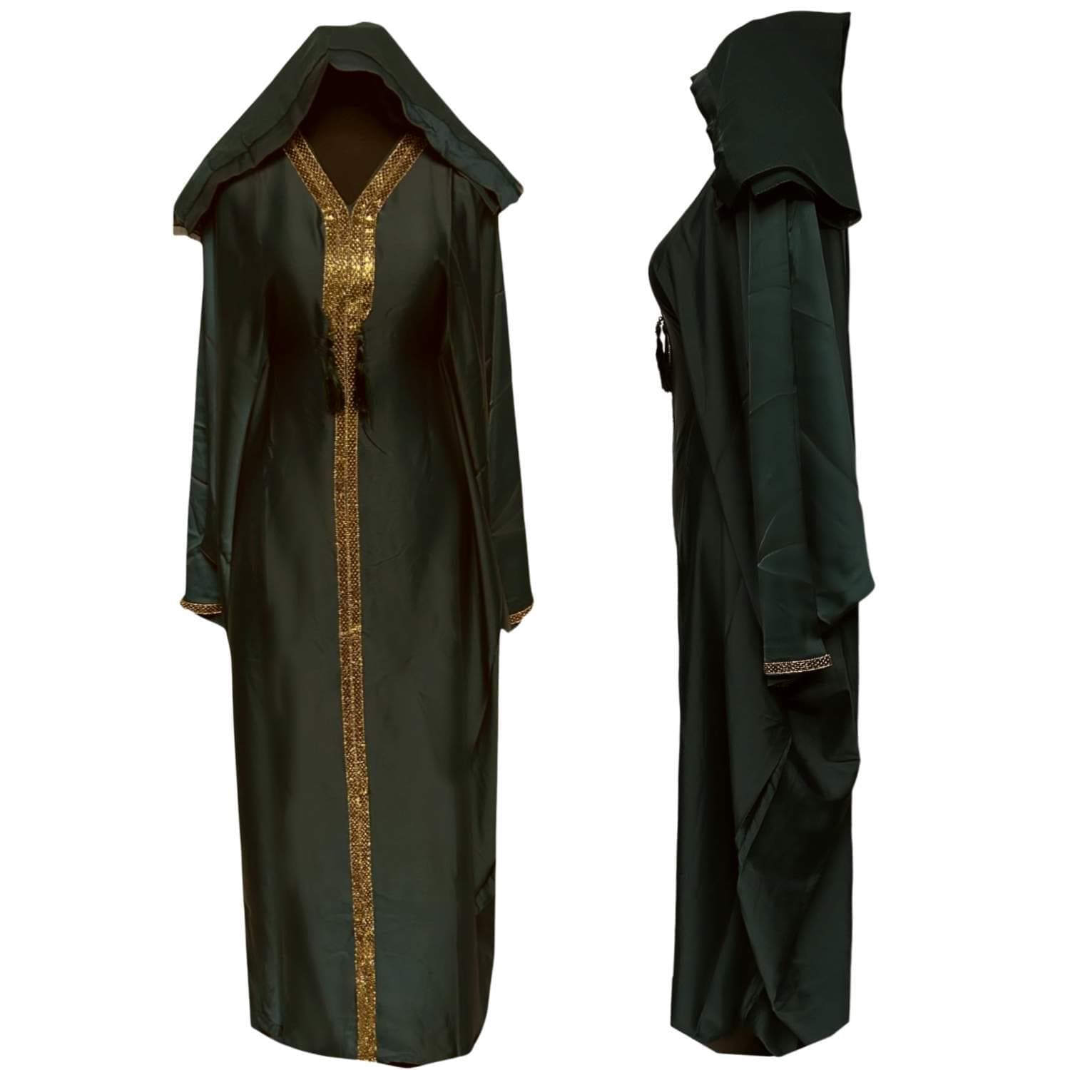 Women Batwing Abaya Farasha Jalabiya Arab Long Dress