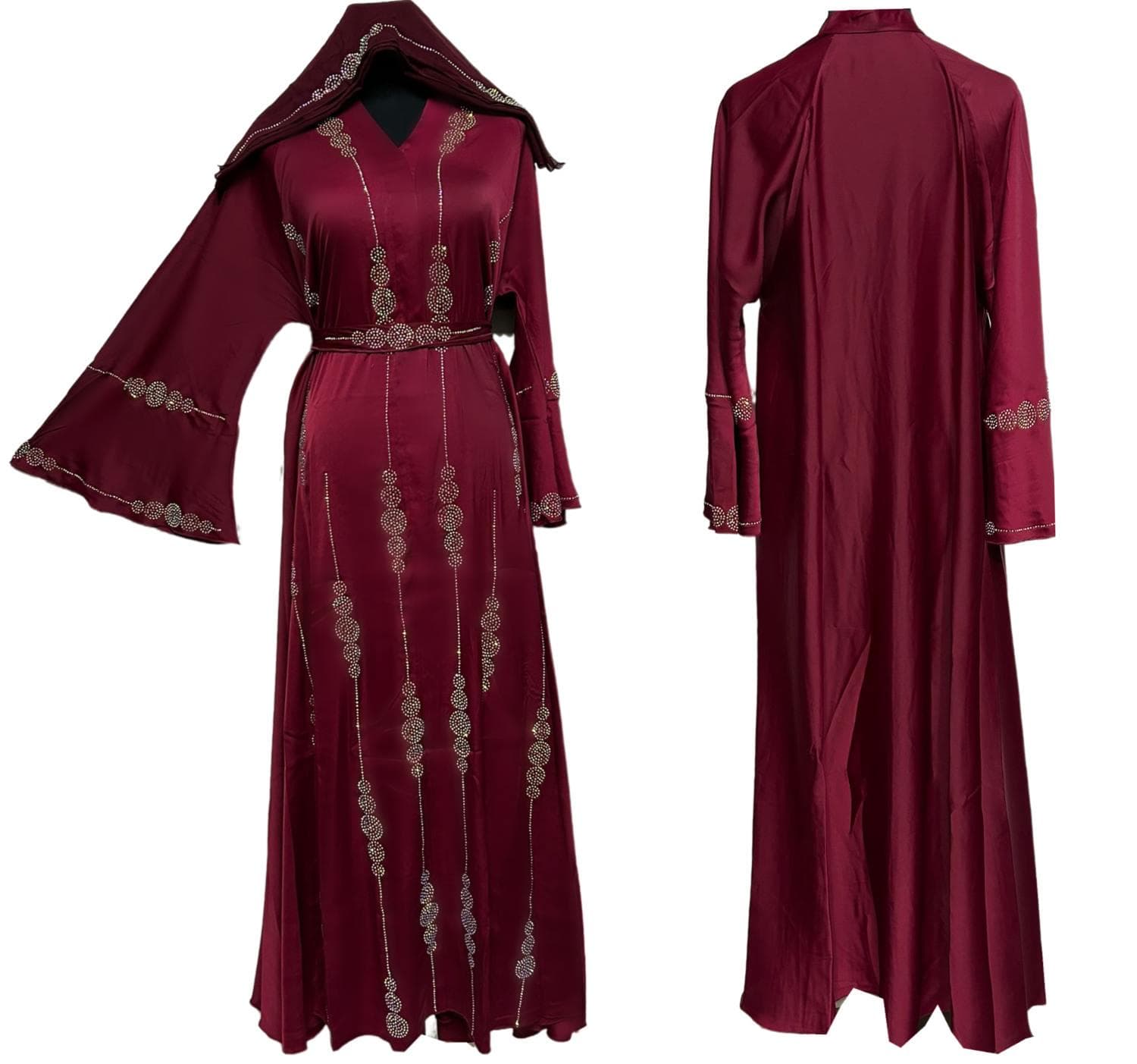 Latest Design Women Abaya Farasha Jalabiya Long dress