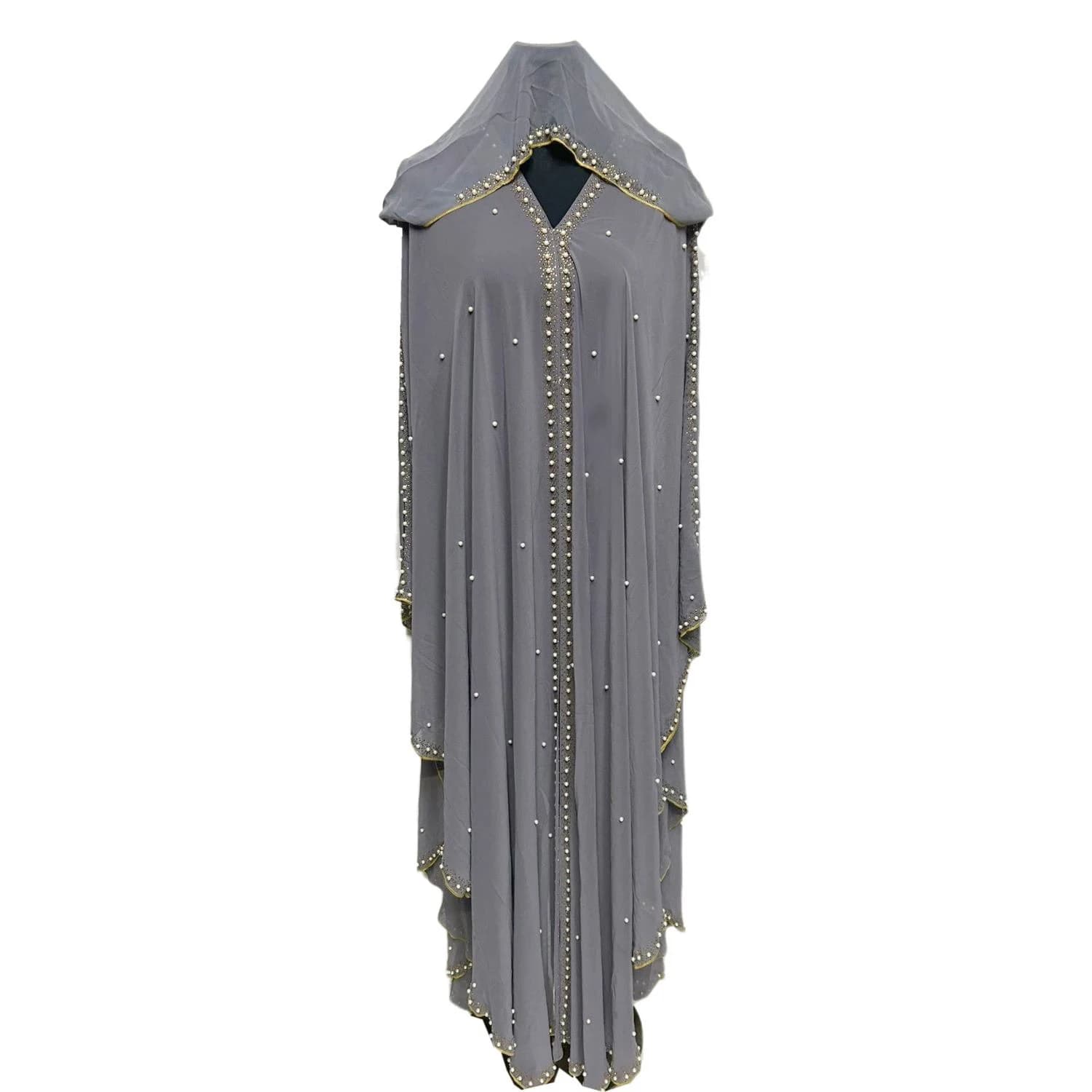 Luxury Women Abaya Jalabiya  Farasha Long Dress - image 4