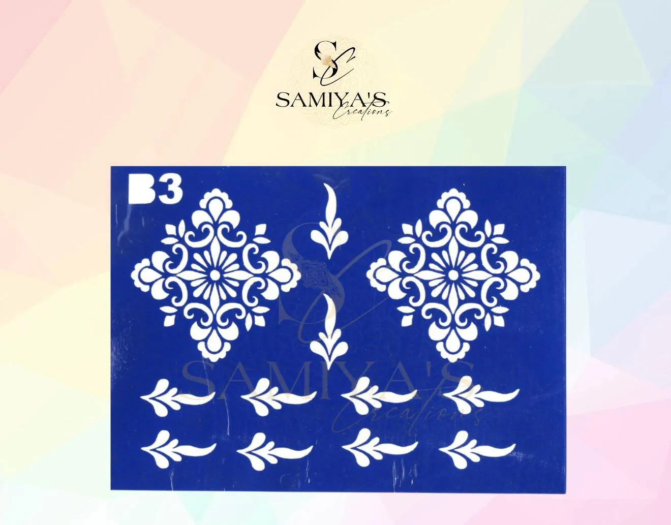 Mandala Henna Stencil for Kids