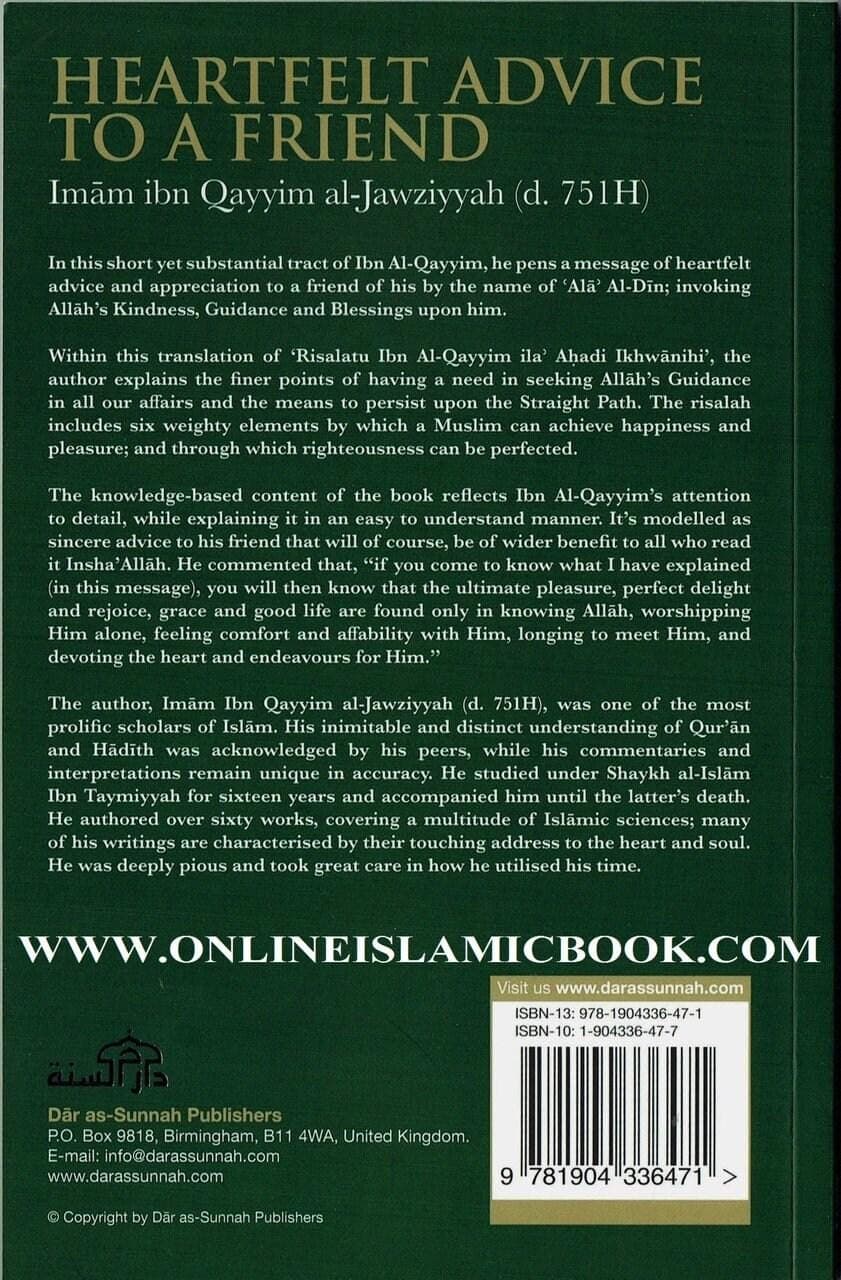 Heartfelt Advice To A Friend By Imam ibn Qayyim al-jawziyyah - image 4