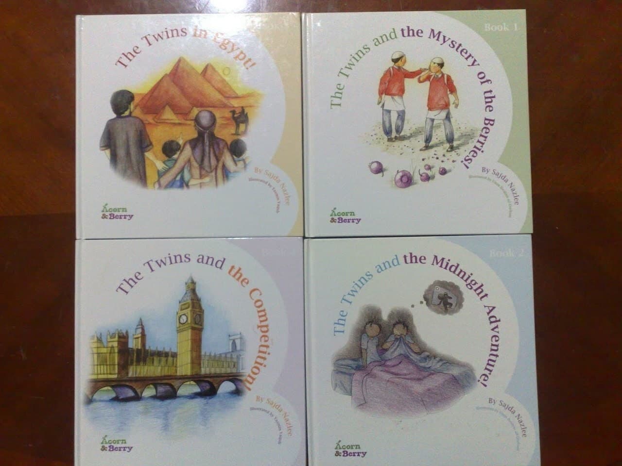 Acorn & Berry Set of Four ( 4 Books ) By Sajda Nazlee