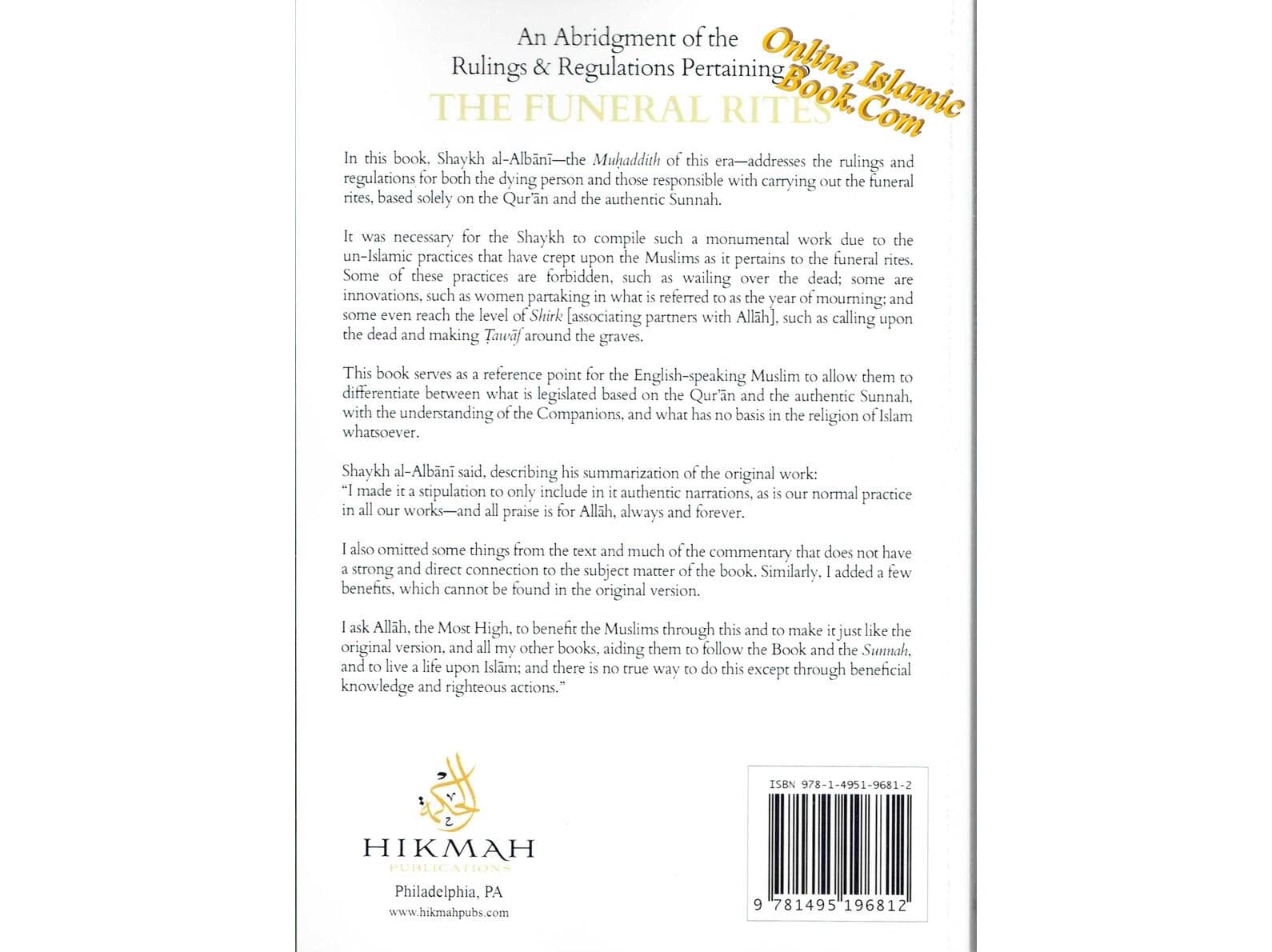 An Abridgement of the Rulings & Regulations Pertaining to the Funeral By Shaikh Muhammad Nasirud-Din Al-Albani - image 3