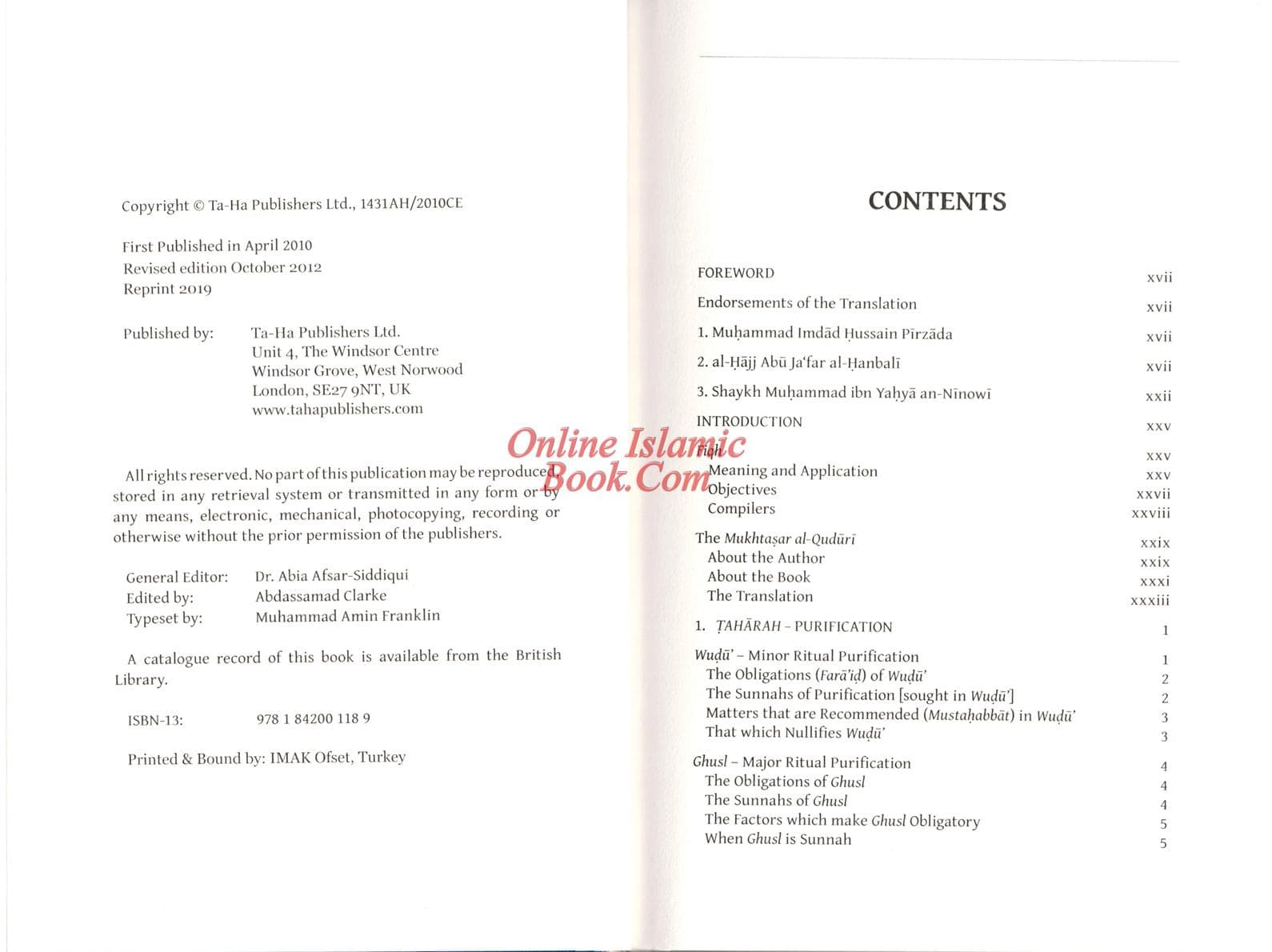 The Mukhtasar Al-Quduri ( A Manual of Islamic Law According to the Hanafi School ) - image 4
