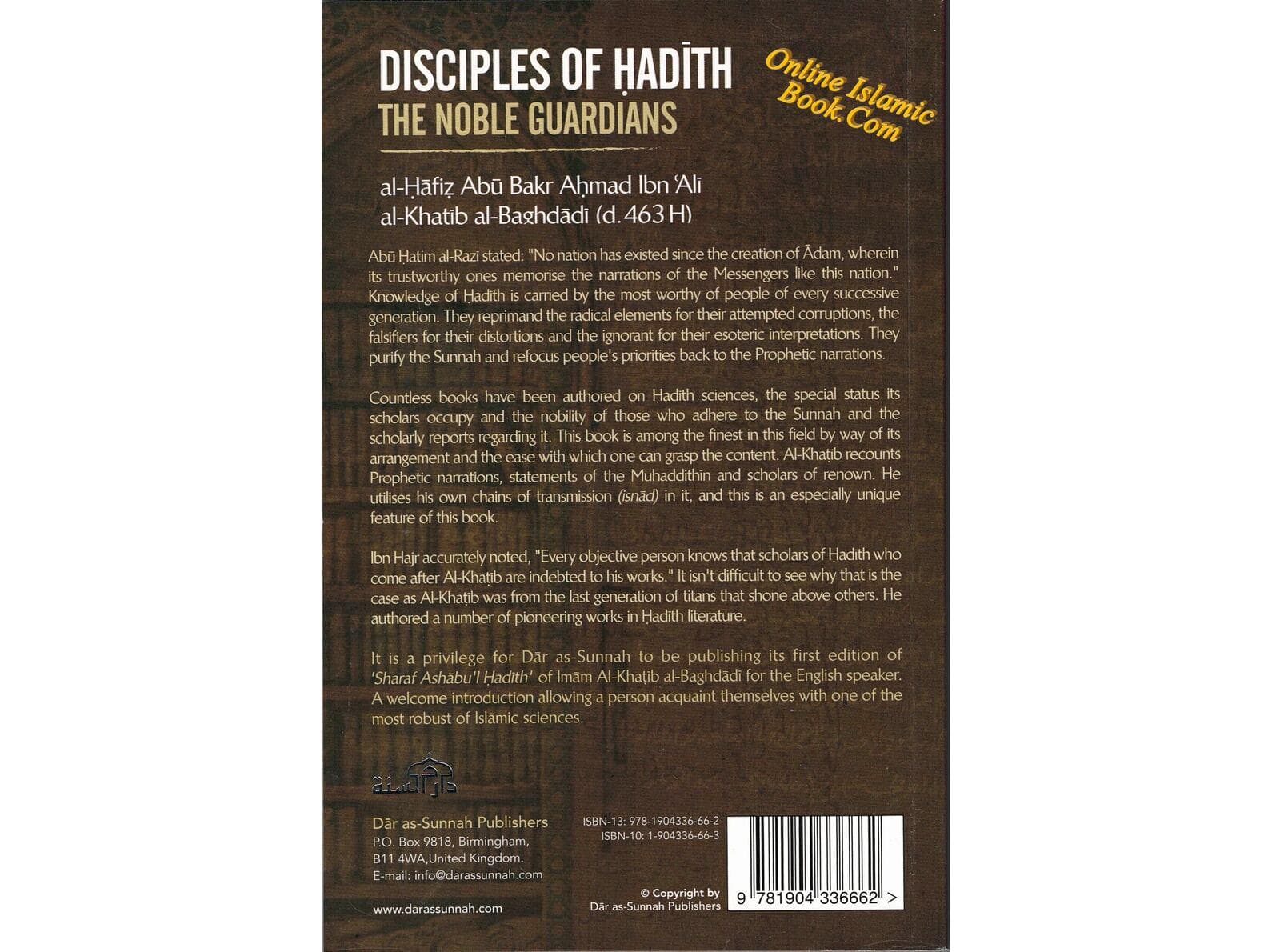 Disciples of Hadith: The Noble Guardians by Imam Al-Khatib al-Baghdadi - image 3