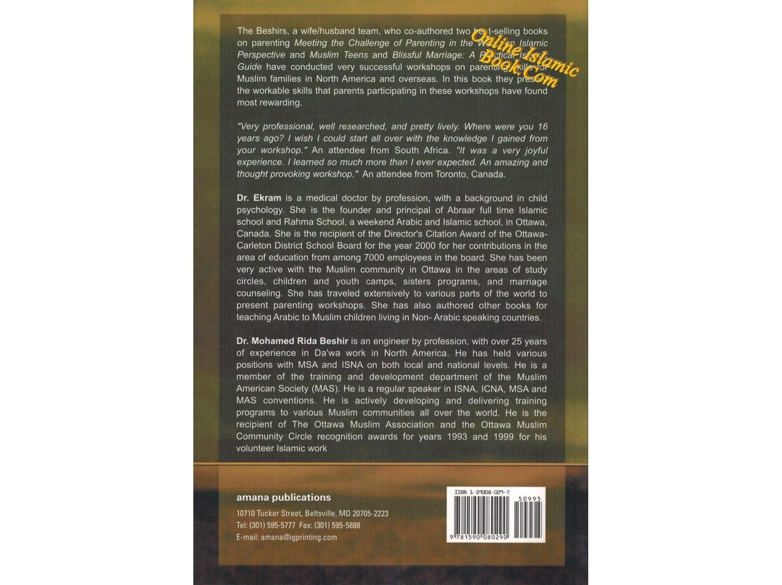 Parenting Skills: Based on The Qur'an and Sunnah by Dr. Ekram & Mohamed Rida Beshir - image 3